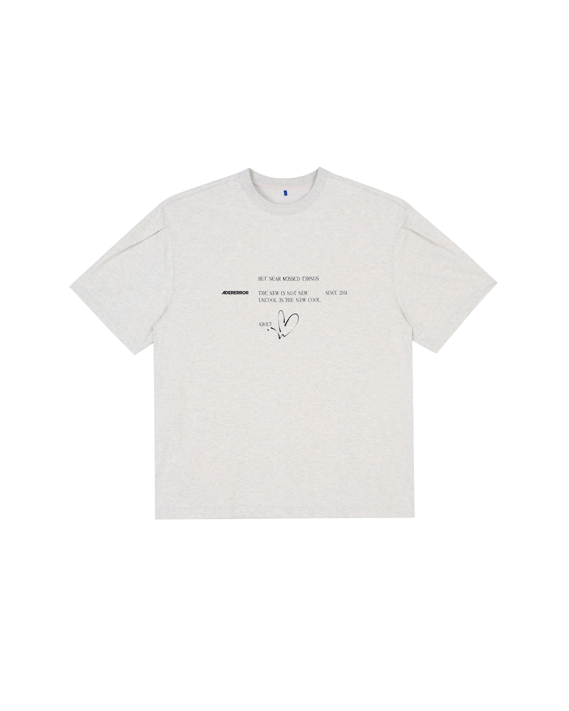 【ADER ERROR】 Twinkle heart logo t-shirt ADERERROR - Twinkle heart logo t-shirt