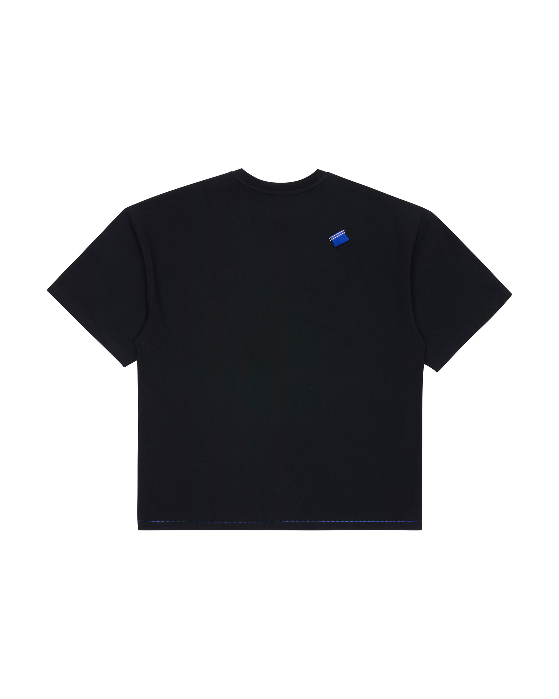 ADER ERROR ブラックFlut Tシャツ