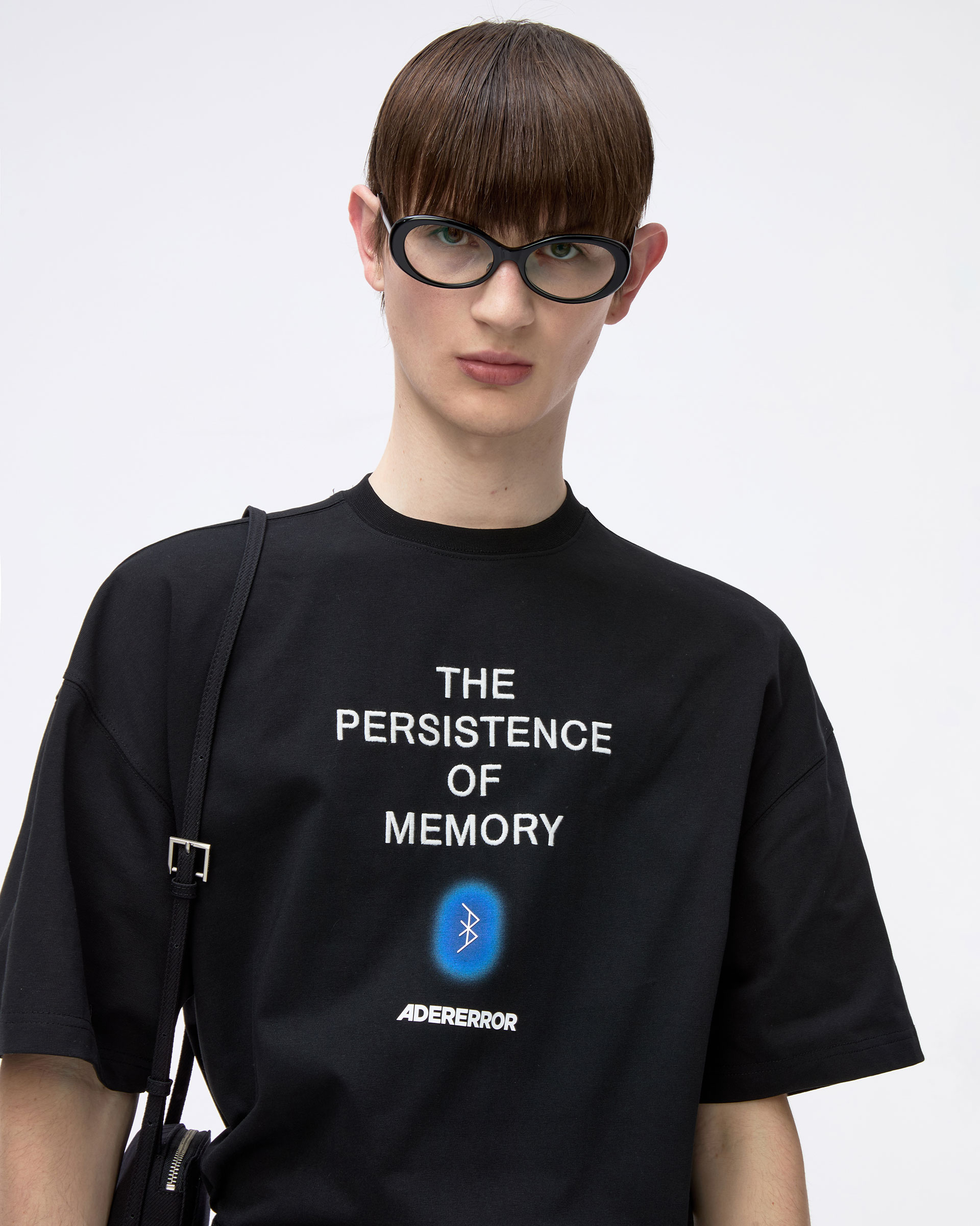 ADERERROR - Blue net T-shirt Product. 49