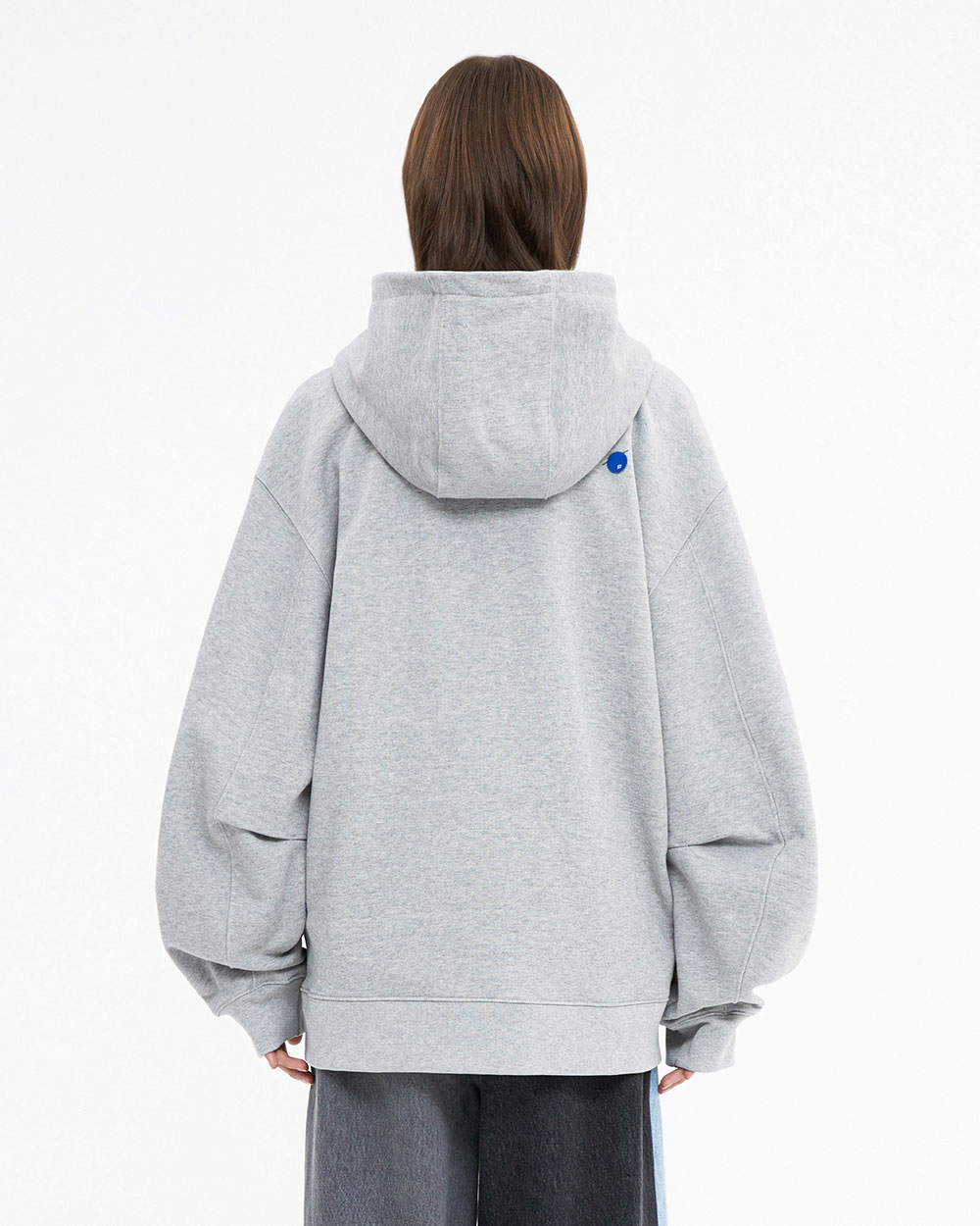 ADERERROR - TRS decal hoodie zip-up