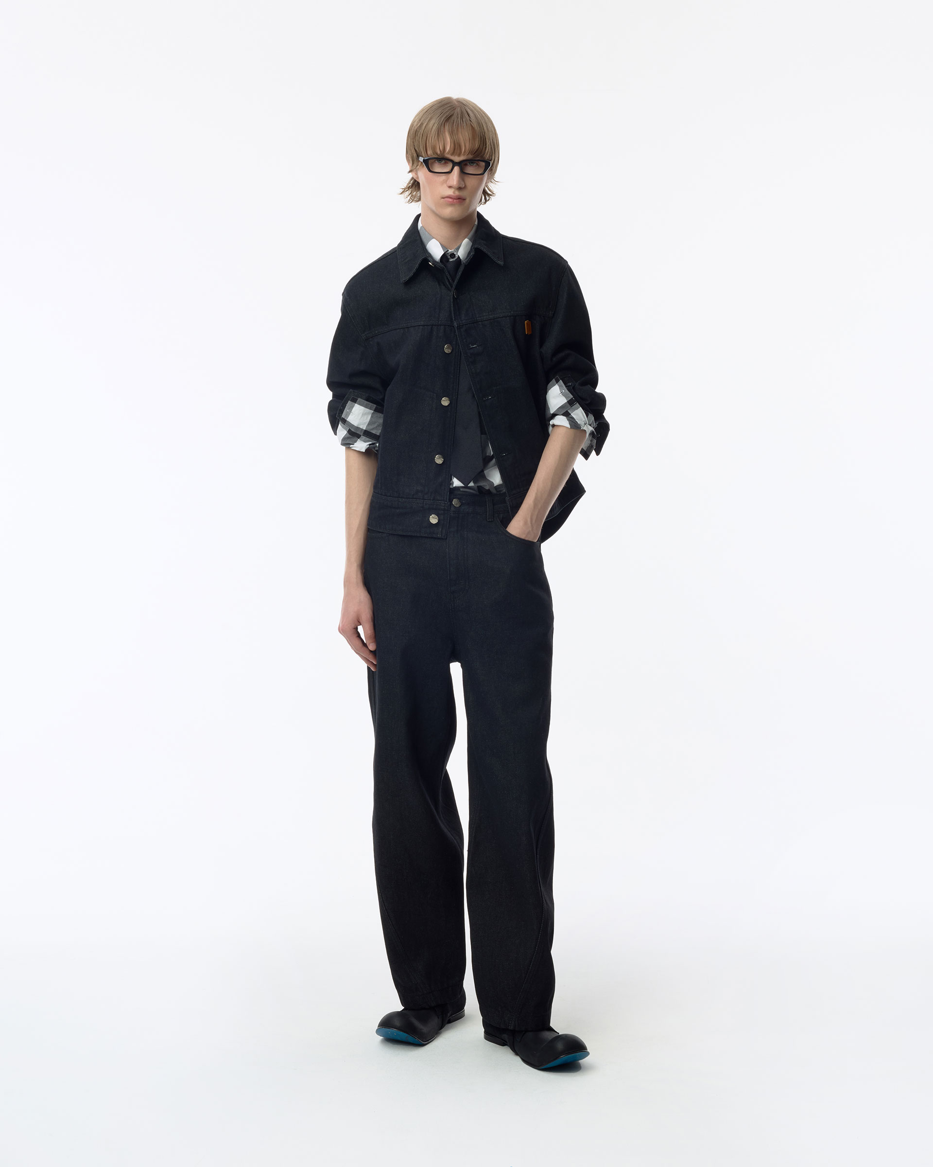 ADERERROR - Sig; SV Tag Trucker jacket 01