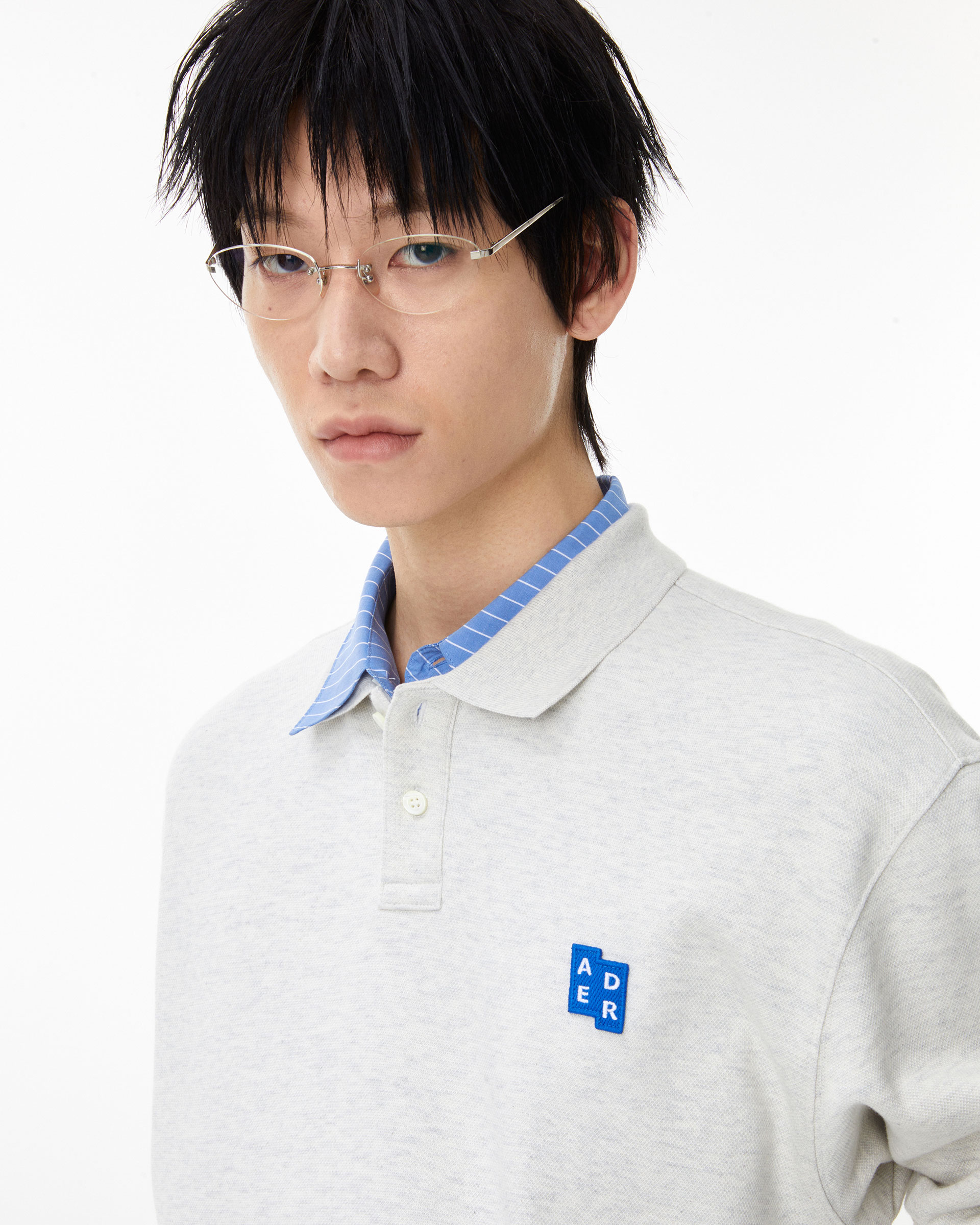 トップス ADERERROR L/S POLO ADERERROR Polo LS T-shirt Product. 37 (ADERERROR/ポロシャツ