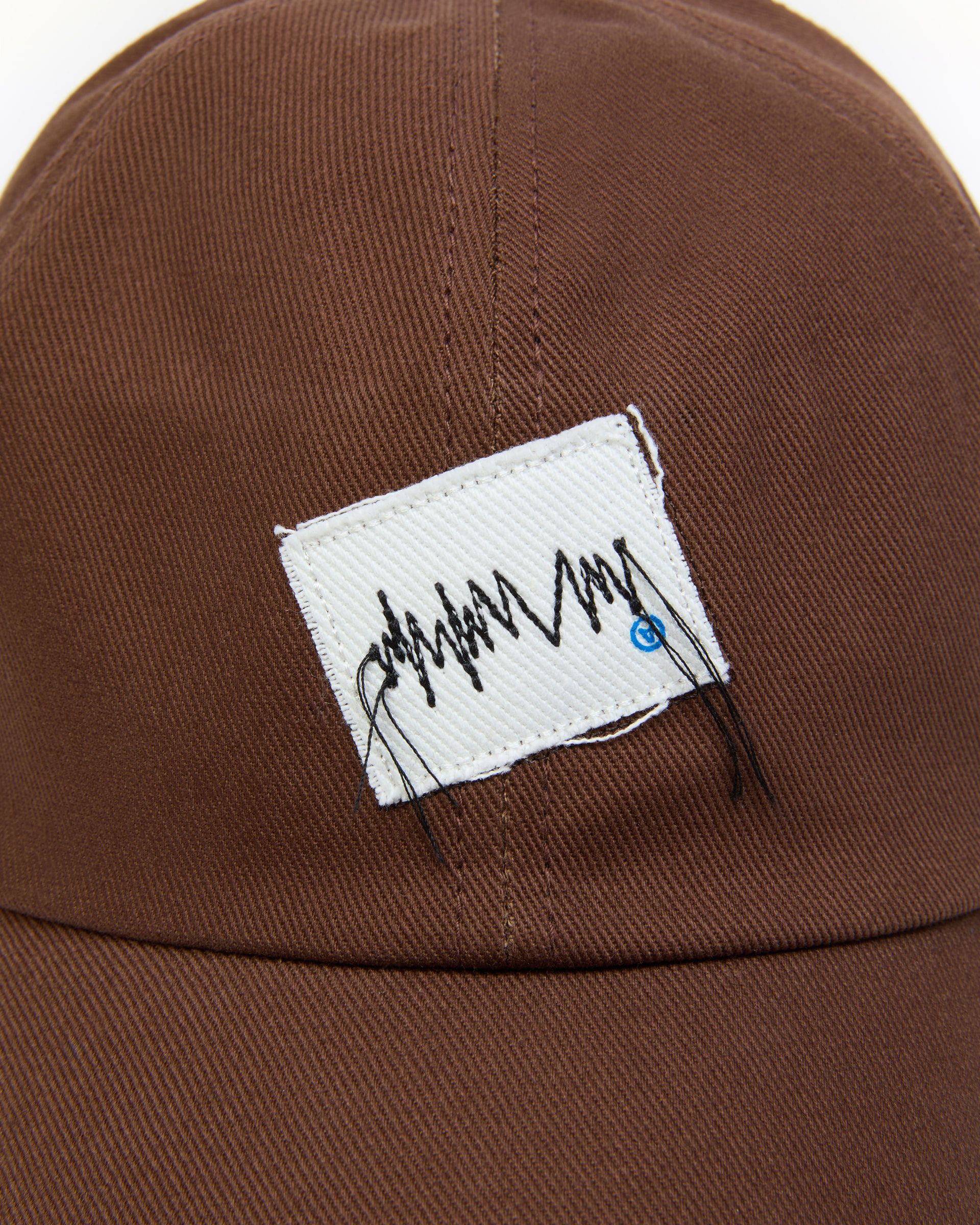 【ADERERROR】ジグザグパッチキャップ ノワール ADERERROR - Zigzag Patch Cap