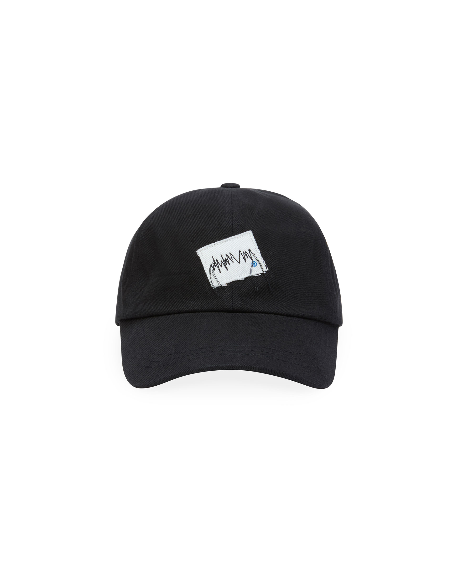 【ADERERROR】ジグザグパッチキャップ ノワール ADERERROR - Zigzag Patch Cap
