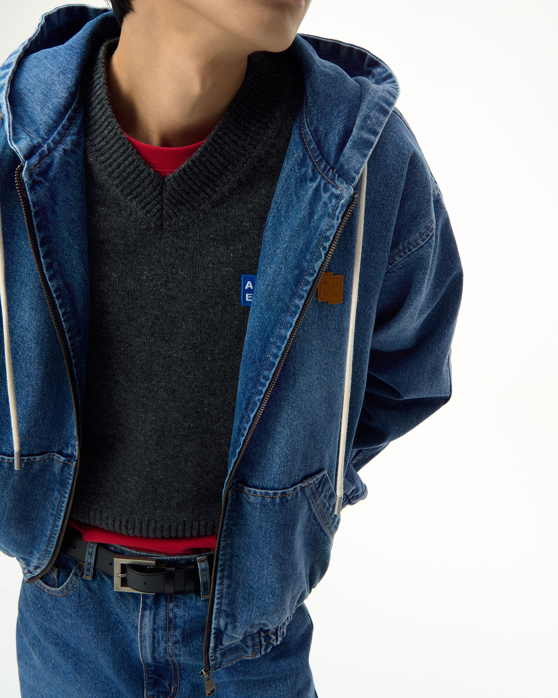 ADERERROR - Sig; SV Tag hooded work jacket 01