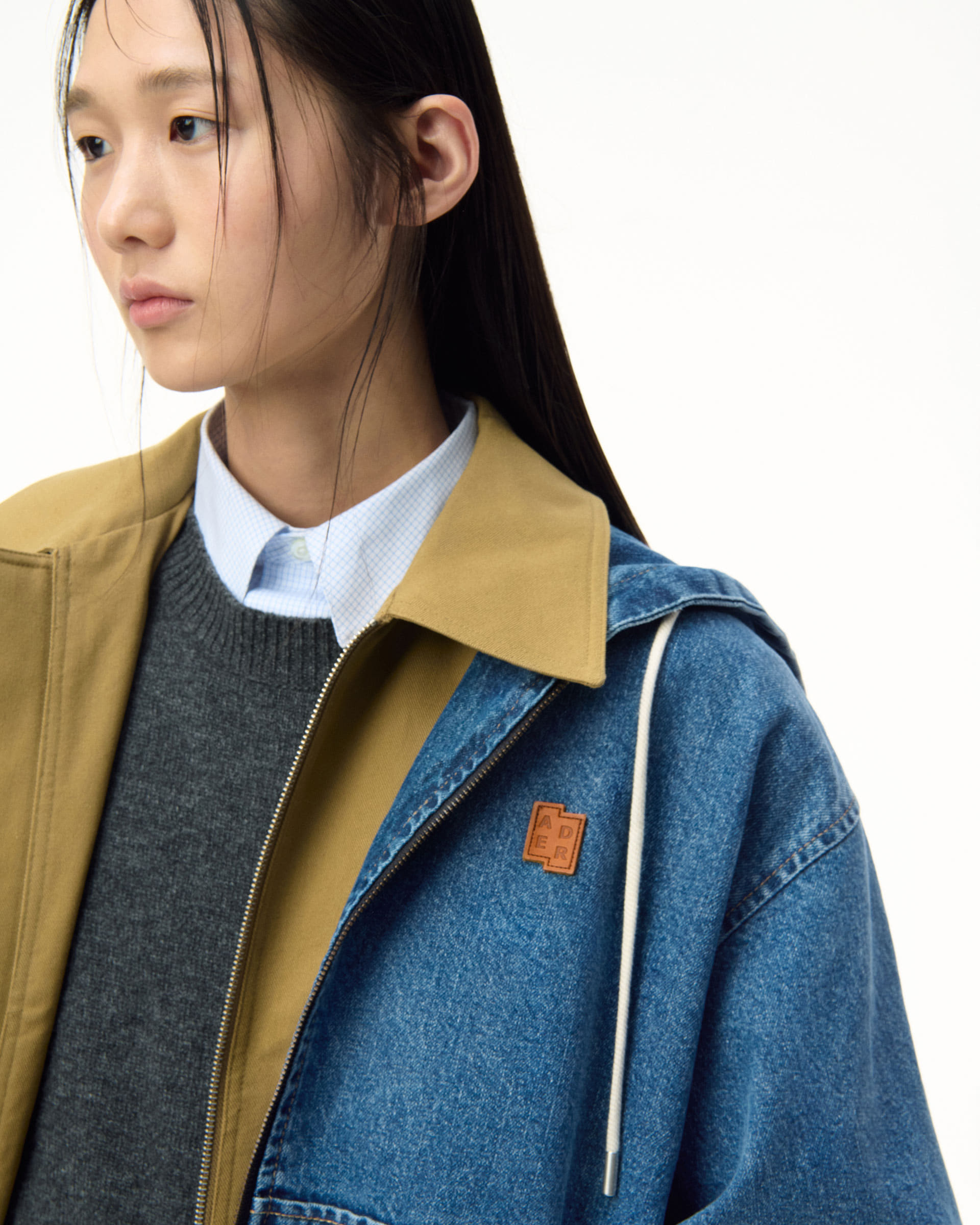 ADERERROR - Sig; SV Tag hooded work jacket 01