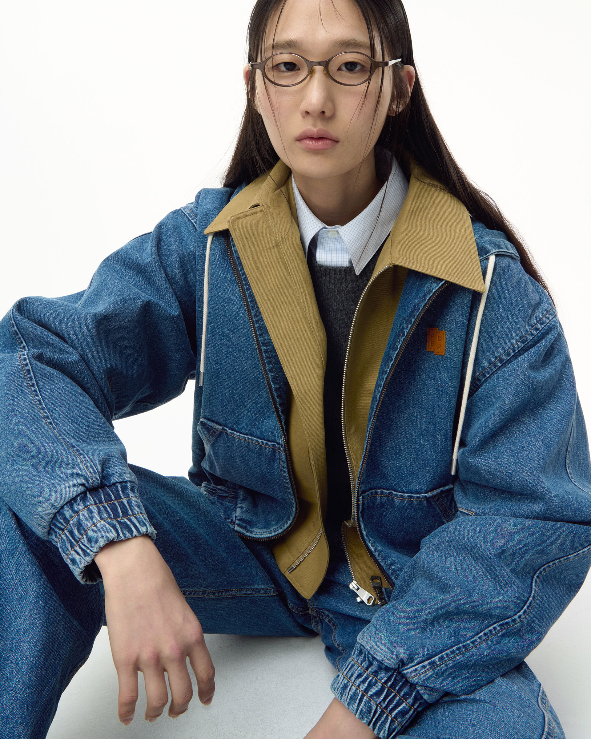 ADERERROR - Sig; SV Tag hooded work jacket 01