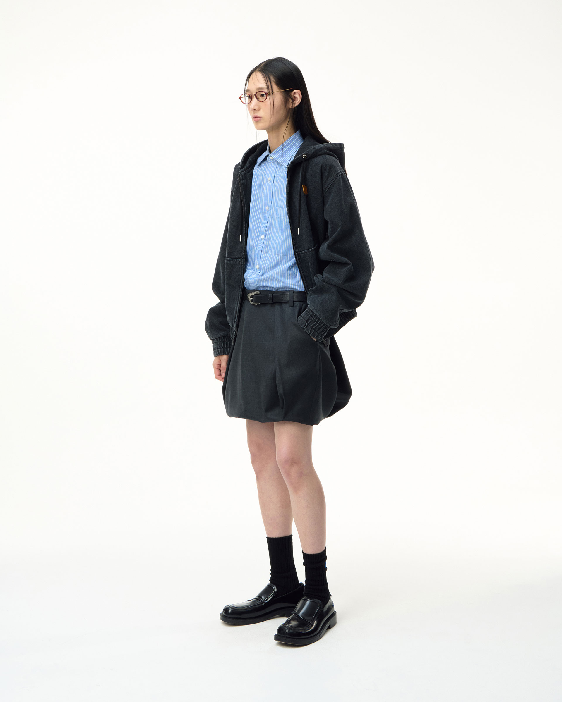 ADERERROR - Sig; SV Tag hooded work jacket 01 ADERERROR - Sig; SV Tag hooded work jacket 01