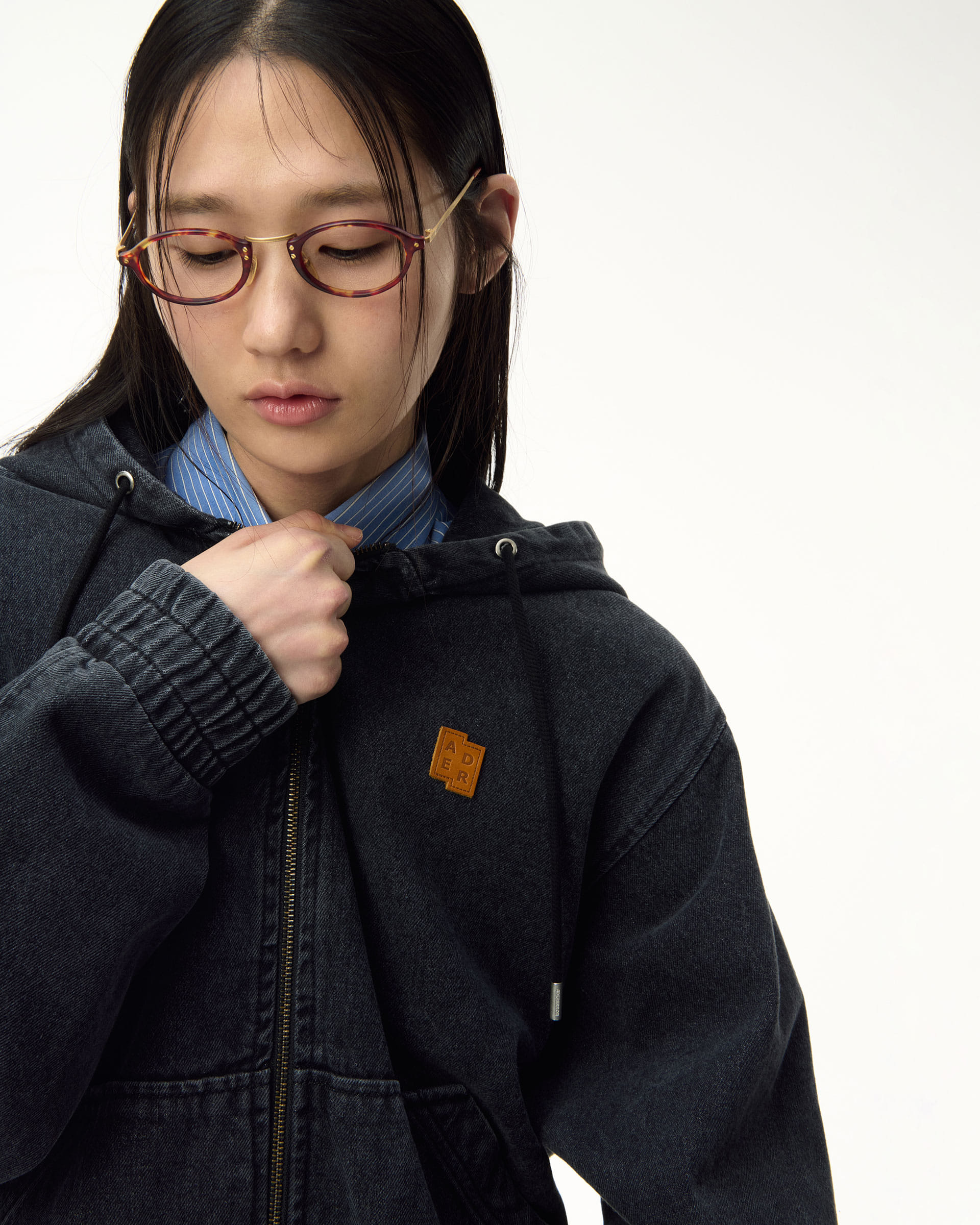 ADERERROR - Sig; SV Tag hooded work jacket 01