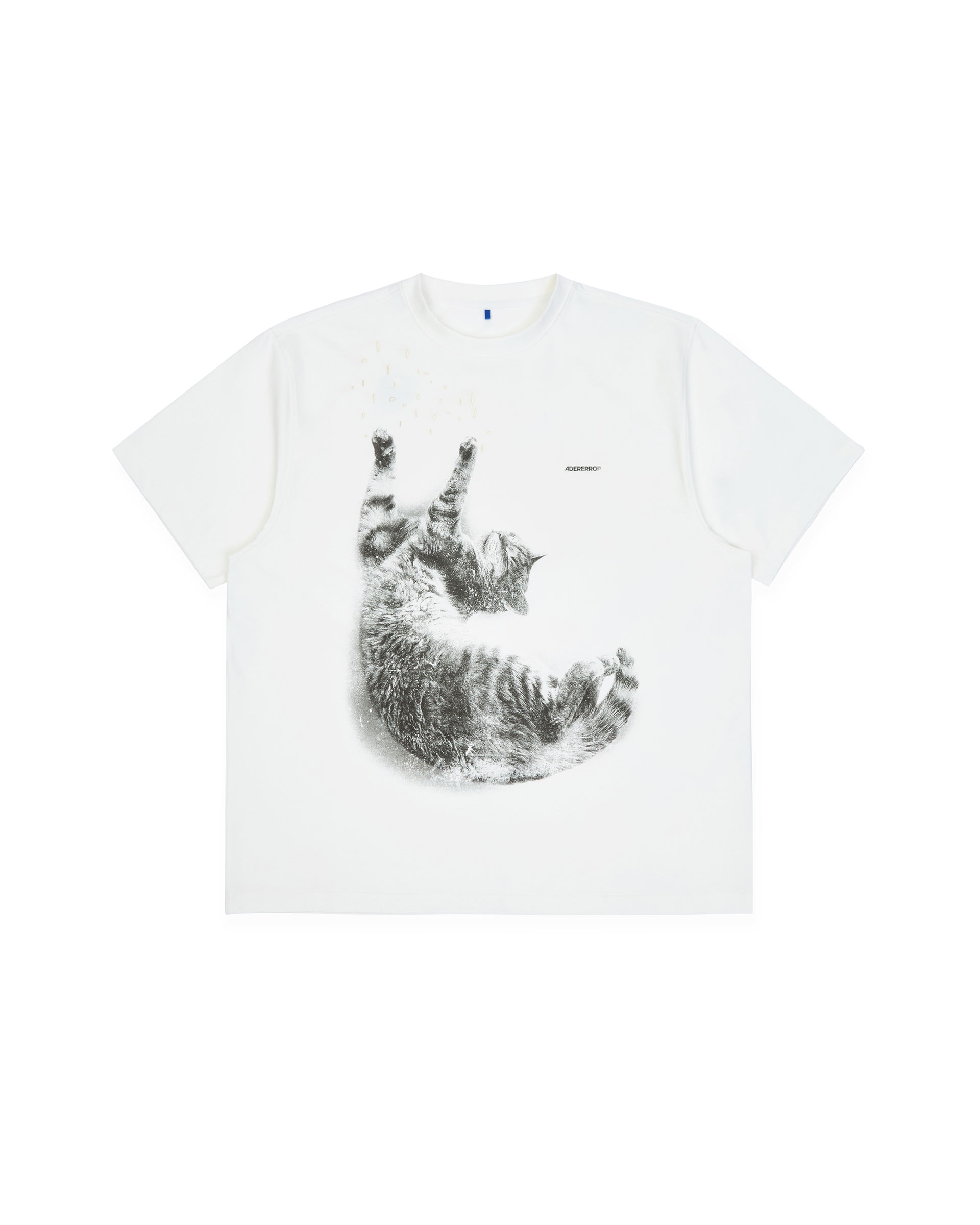 ★人気★【Ader Error】★Blue cat t-shirt 02★Tシャ.ツ★ ADER ERROR アーダーエラー ジーニー Tシャツ01 OFF WHITE