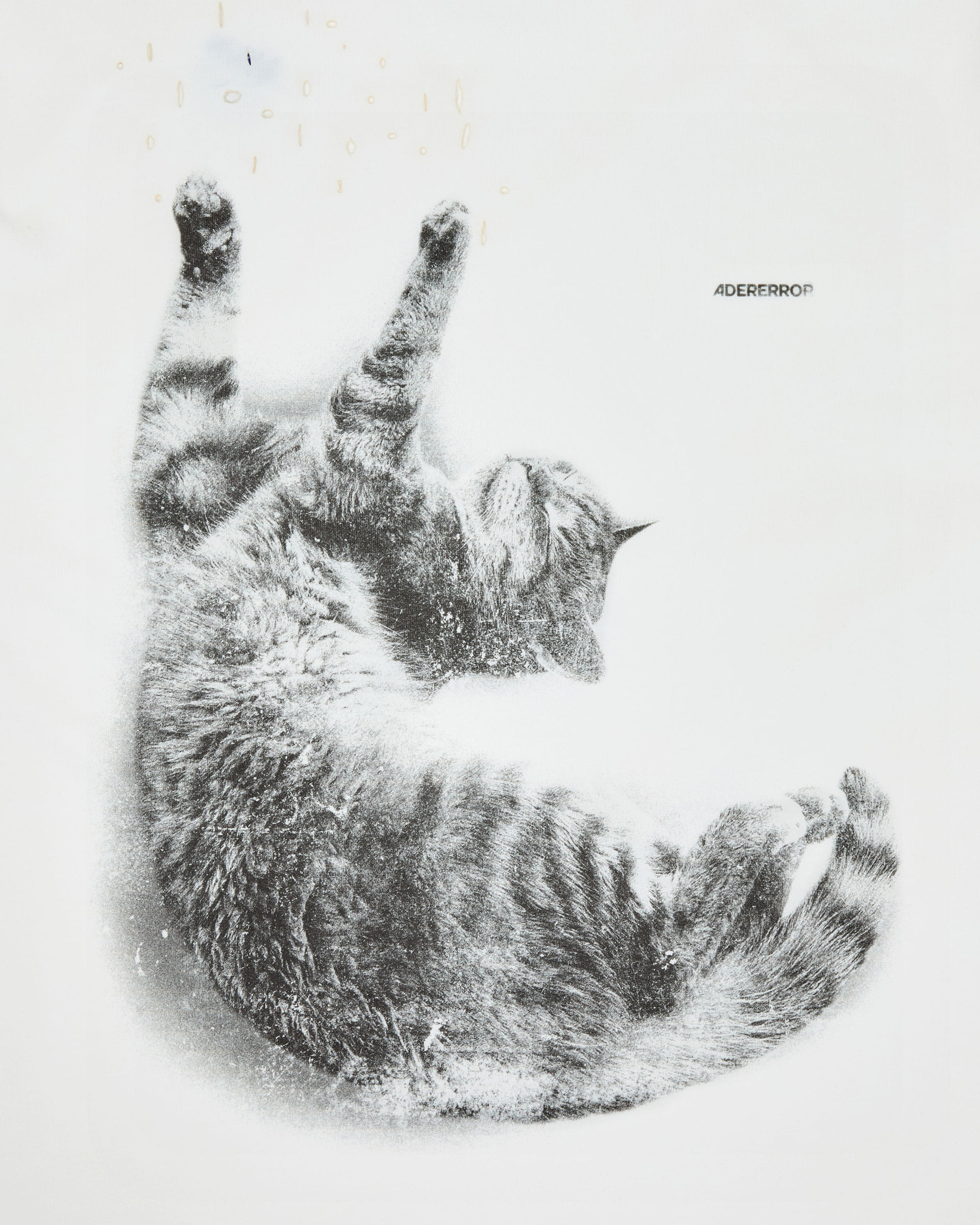 ADERERROR - Blue cat t-shirt 01