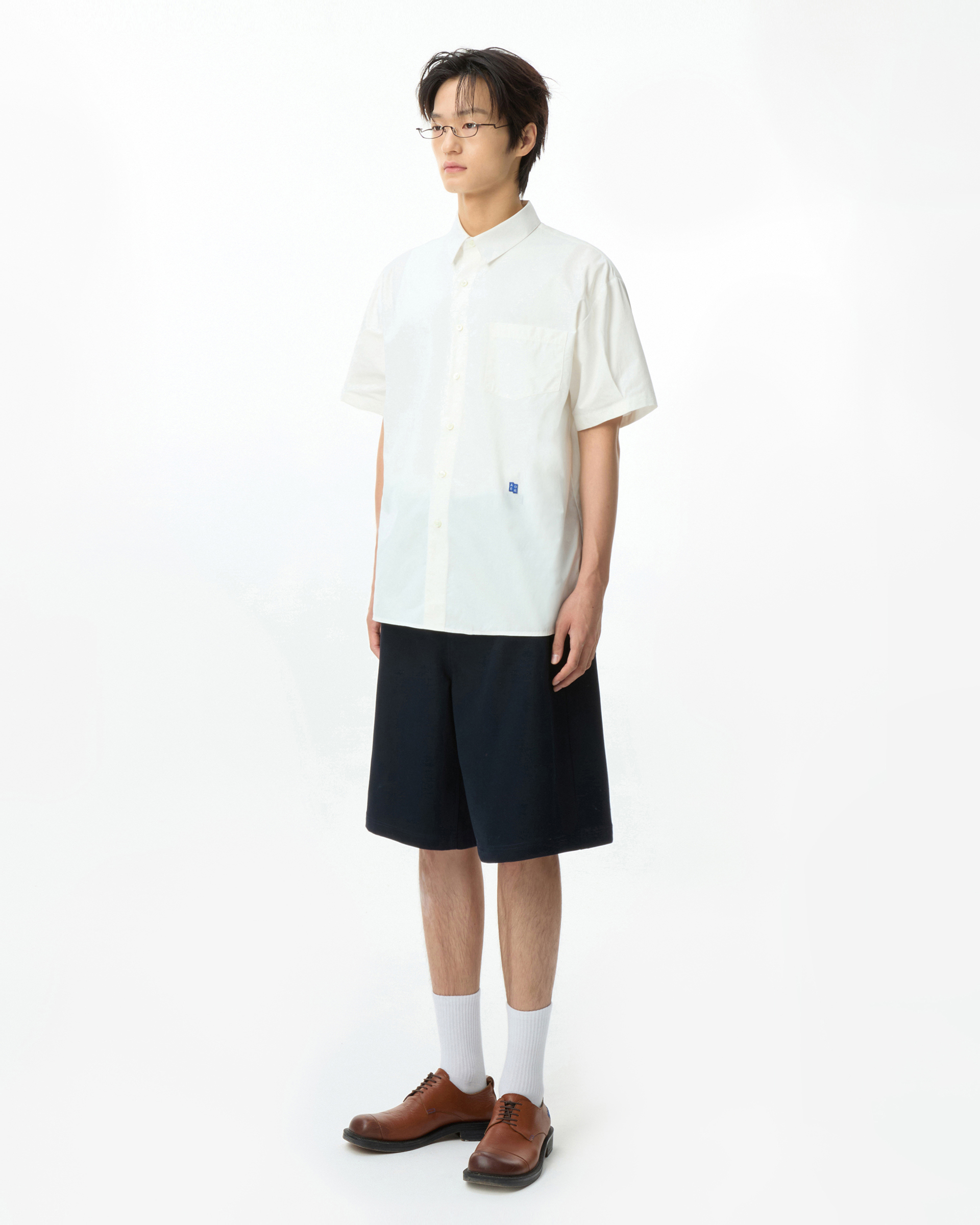 【ADERERROR】 Sig; BL Tag half sleeve knit 01 /追跡付 ADERERROR】 Sig; BL Tag half sleeve knit 01 /追跡付 ADER