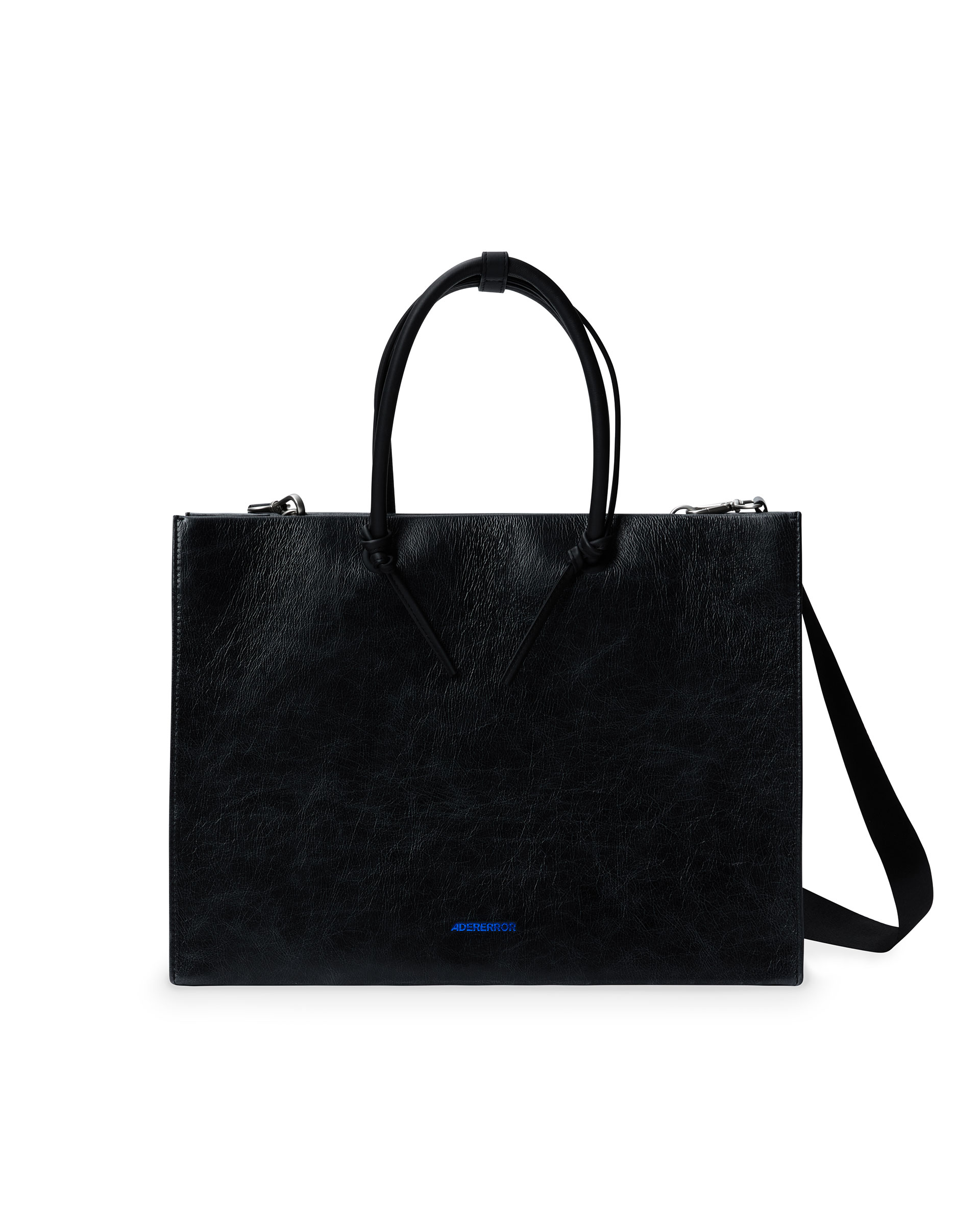 ADERERROR - Wide cracked shopper bag