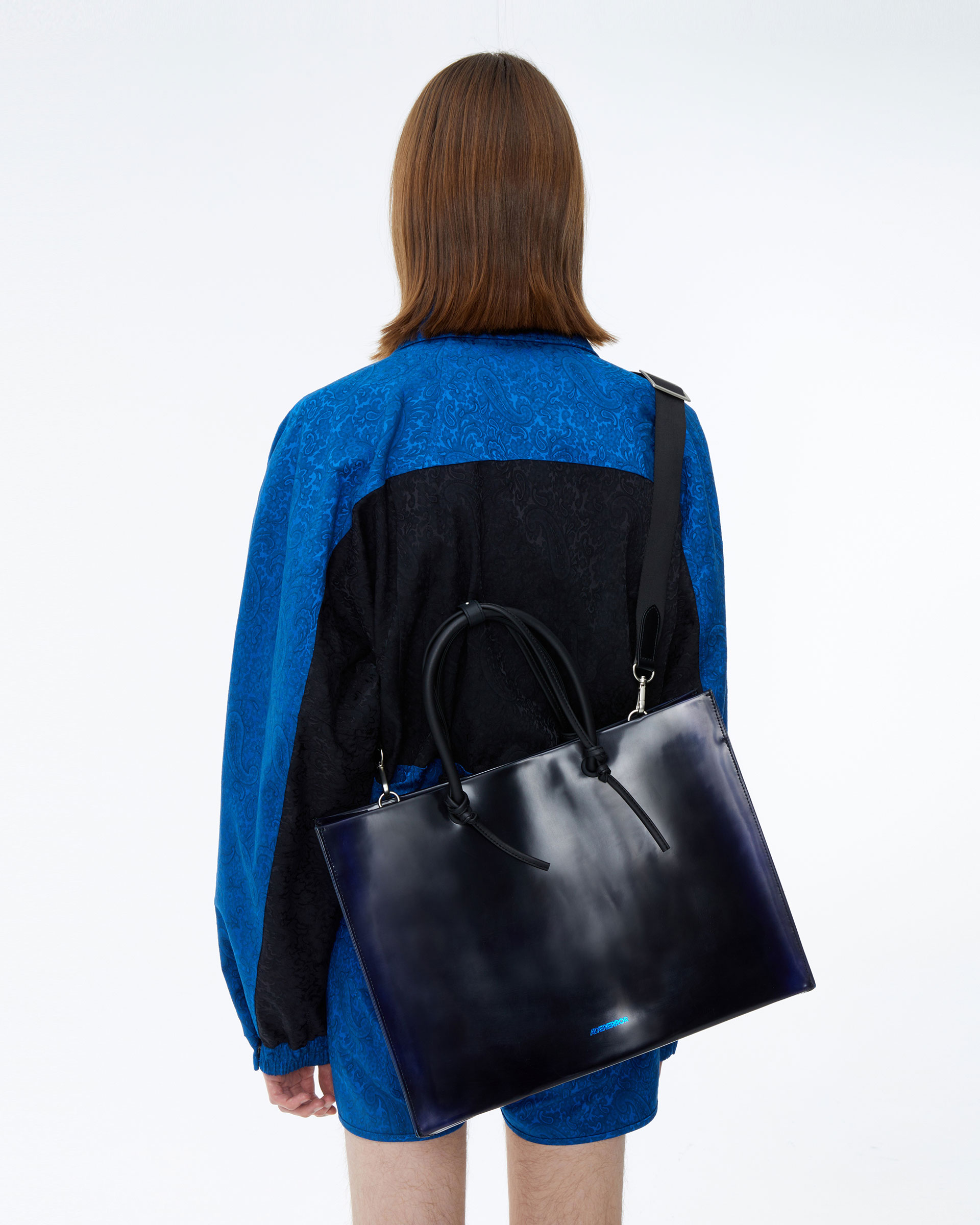 ADERERROR - Wide burnid shopper bag