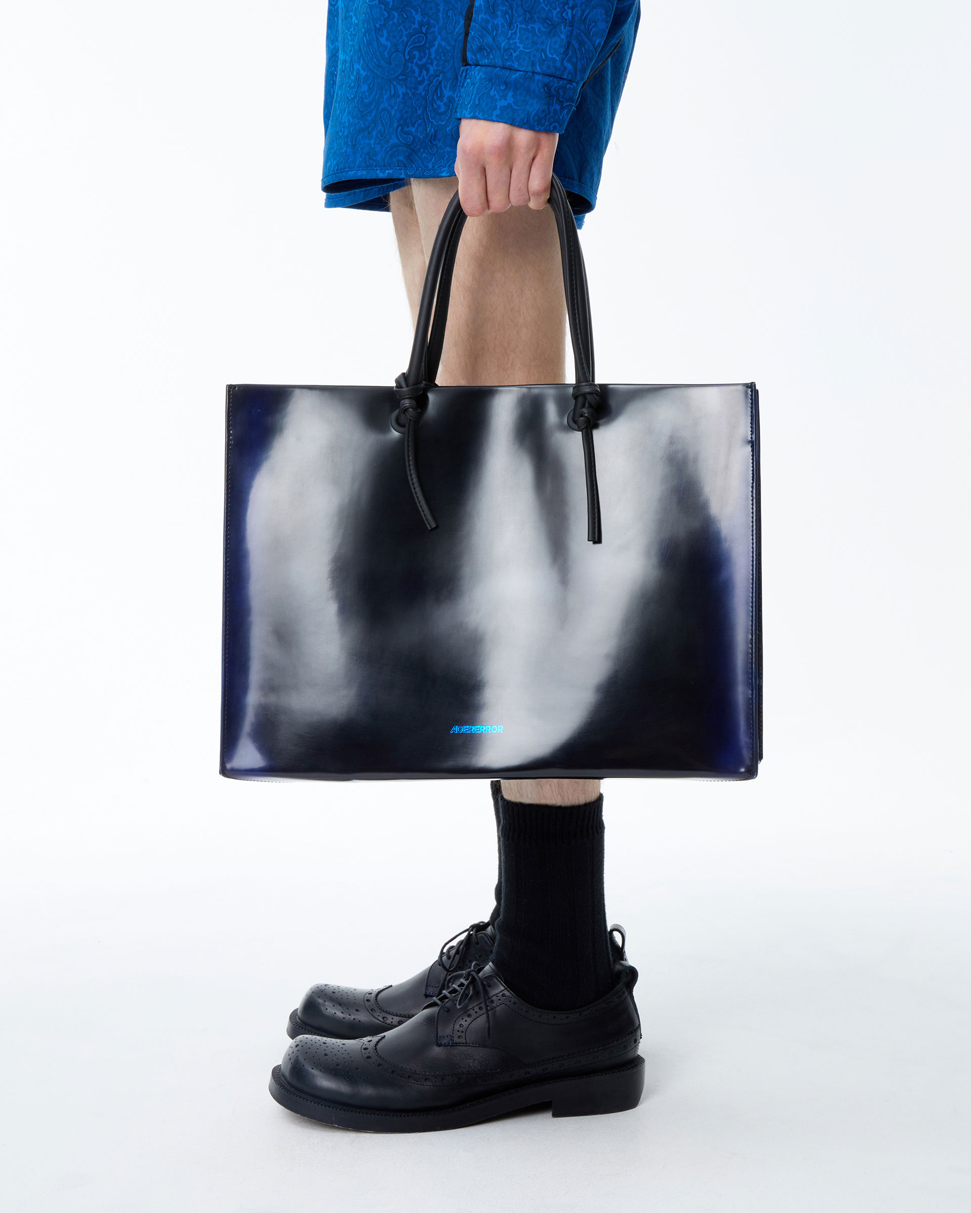 アーダーエラー トートバッグ ADERERROR◆Burnid shopper ADERERROR - Wide burnid shopper bag