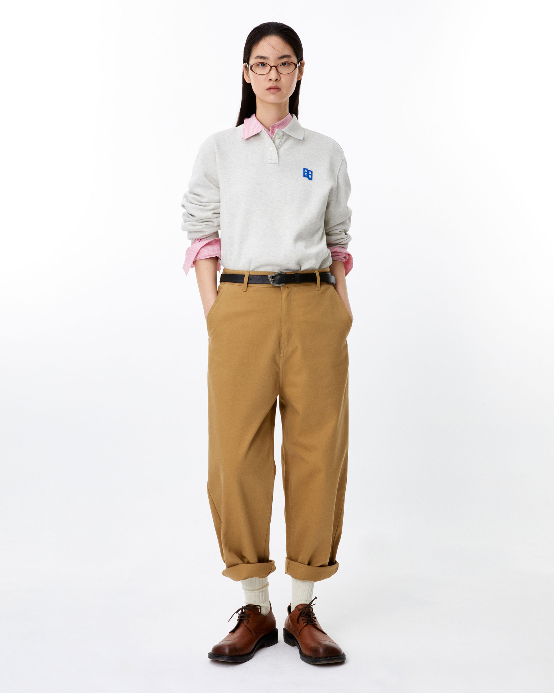 トップス ADERERROR L/S POLO ADERERROR - Sig; BL Tag LS polo t-shirt 04