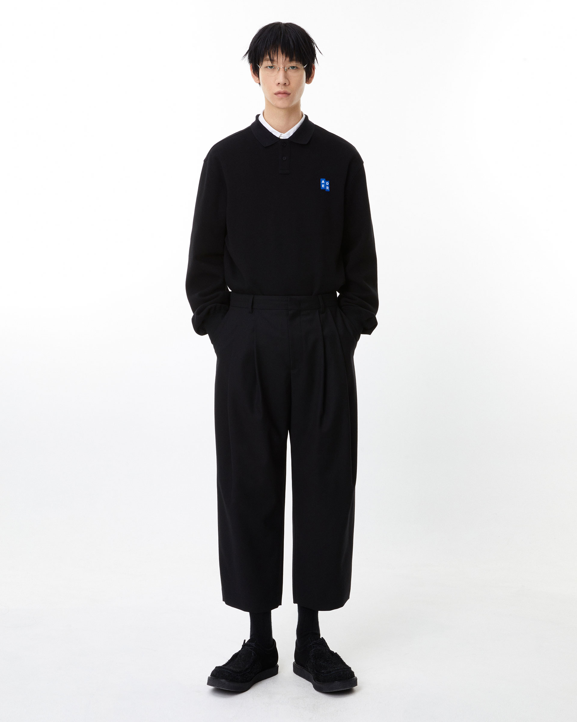 ADERERROR - Sig; BL Tag LS polo t-shirt 04