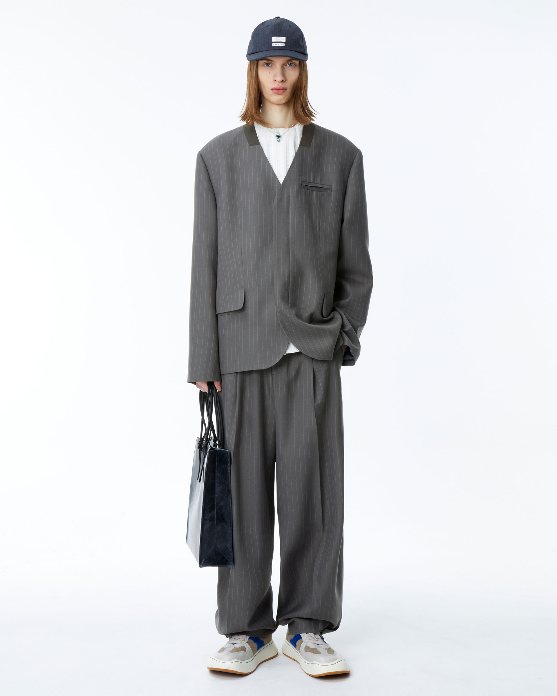 ADERERROR Lawren slacks グレー M ADERERROR - Lawren slacks