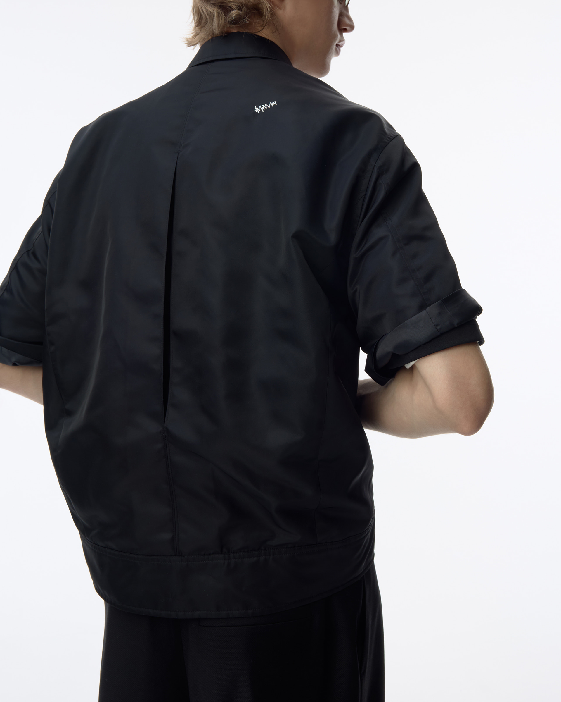 ★Ader Error★2025SS 超新作★Sig;BK Tag half sleeve shirt 01 ADERERROR - Sig; BK Tag half sleeve shirt 01