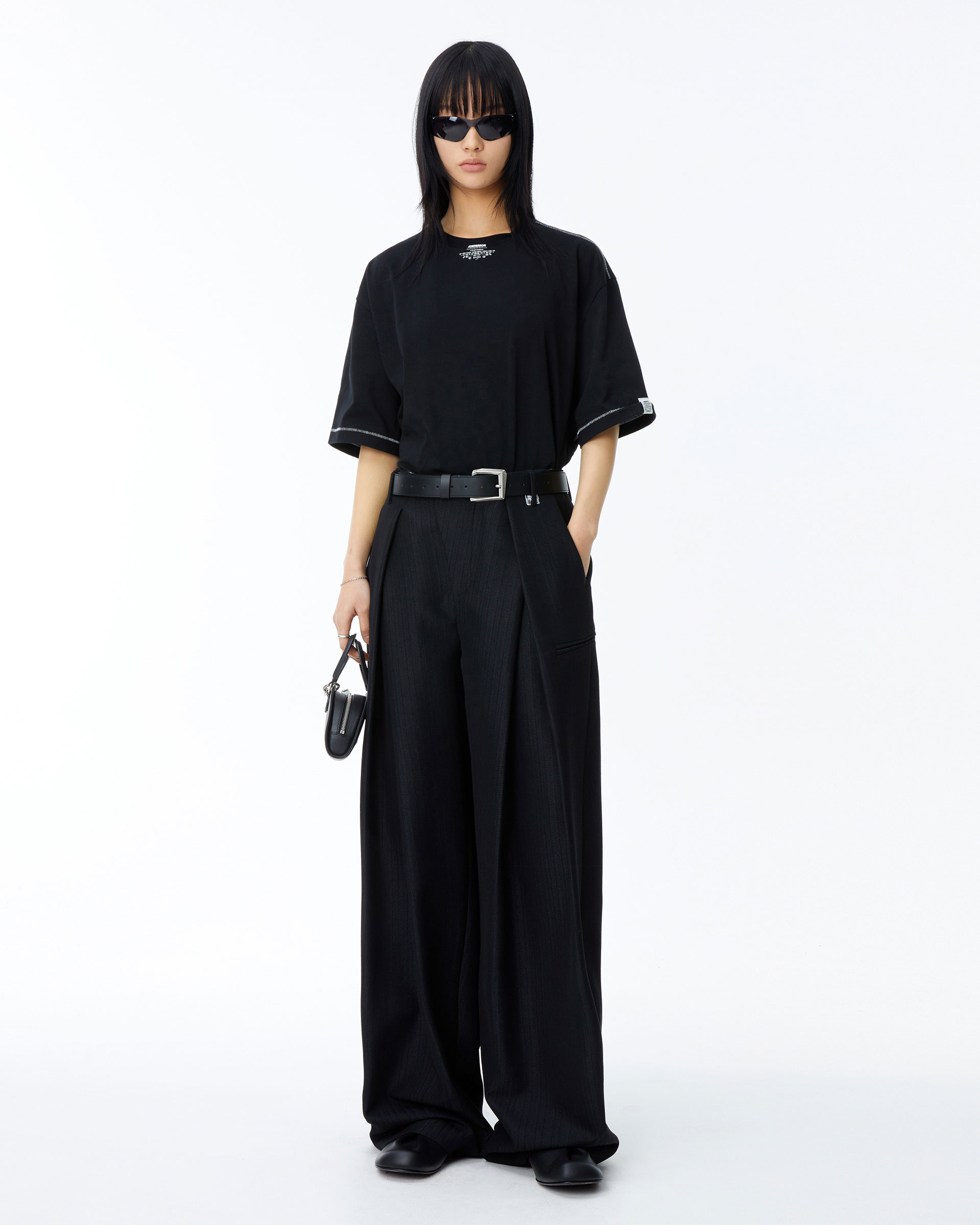 ader error Vassi slacks スラックス ADER error Black Vassi Trousers ADER error