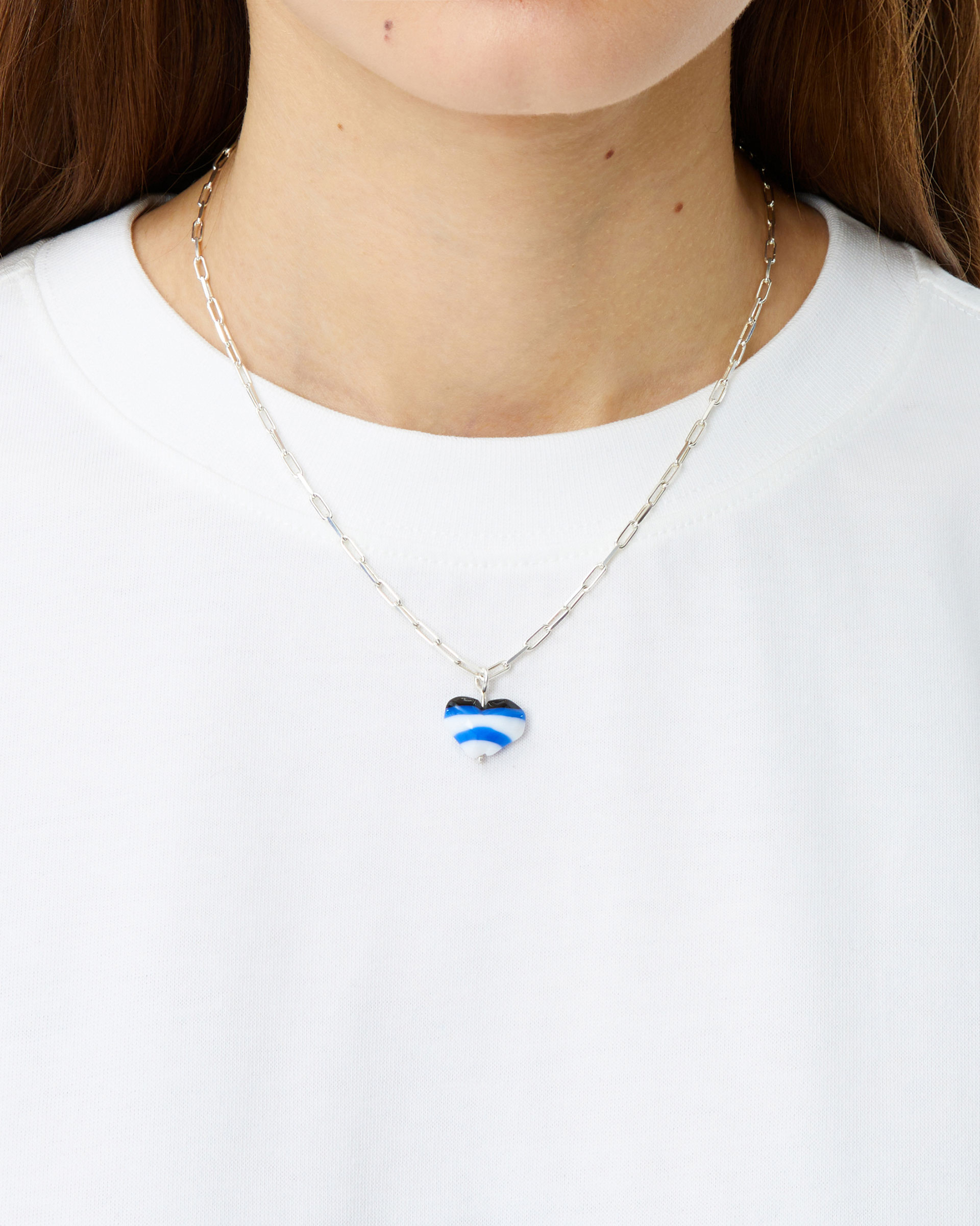 【激レア】ADERERROR ネックレス シルバー ネイビー 激レア】ADERERROR ネックレス シルバー ネイビー 激レア】ADERERROR