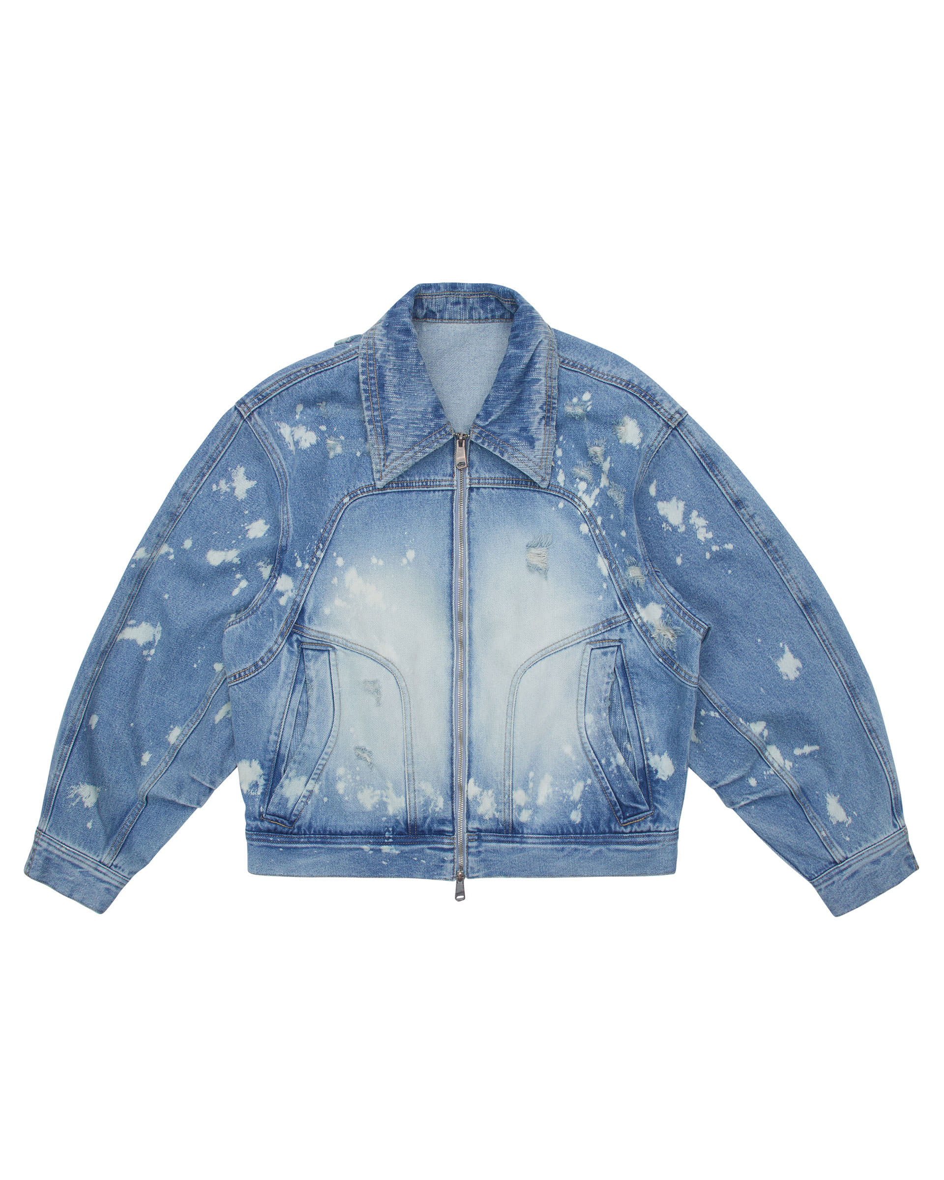 ジャケット・アウター ADERERROR TRUCKER JACKET 1601 / WHITE ADERERROR TRUCKER JACKET 1601 / WHITE