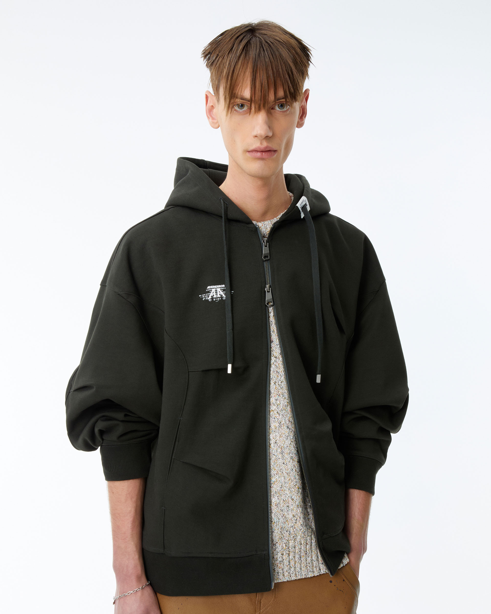 【ADER ERROR】NOLC LOGO HOODIE ZIP-UP ADERERROR - Nolc logo hoodie zip-up