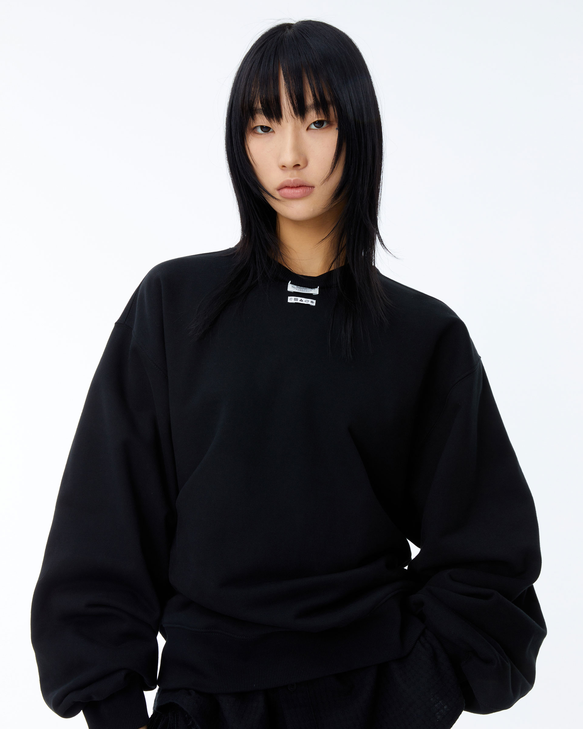 【Adererror】Langle sweatshirt ブラック ADERERROR - Langle sweatshirt