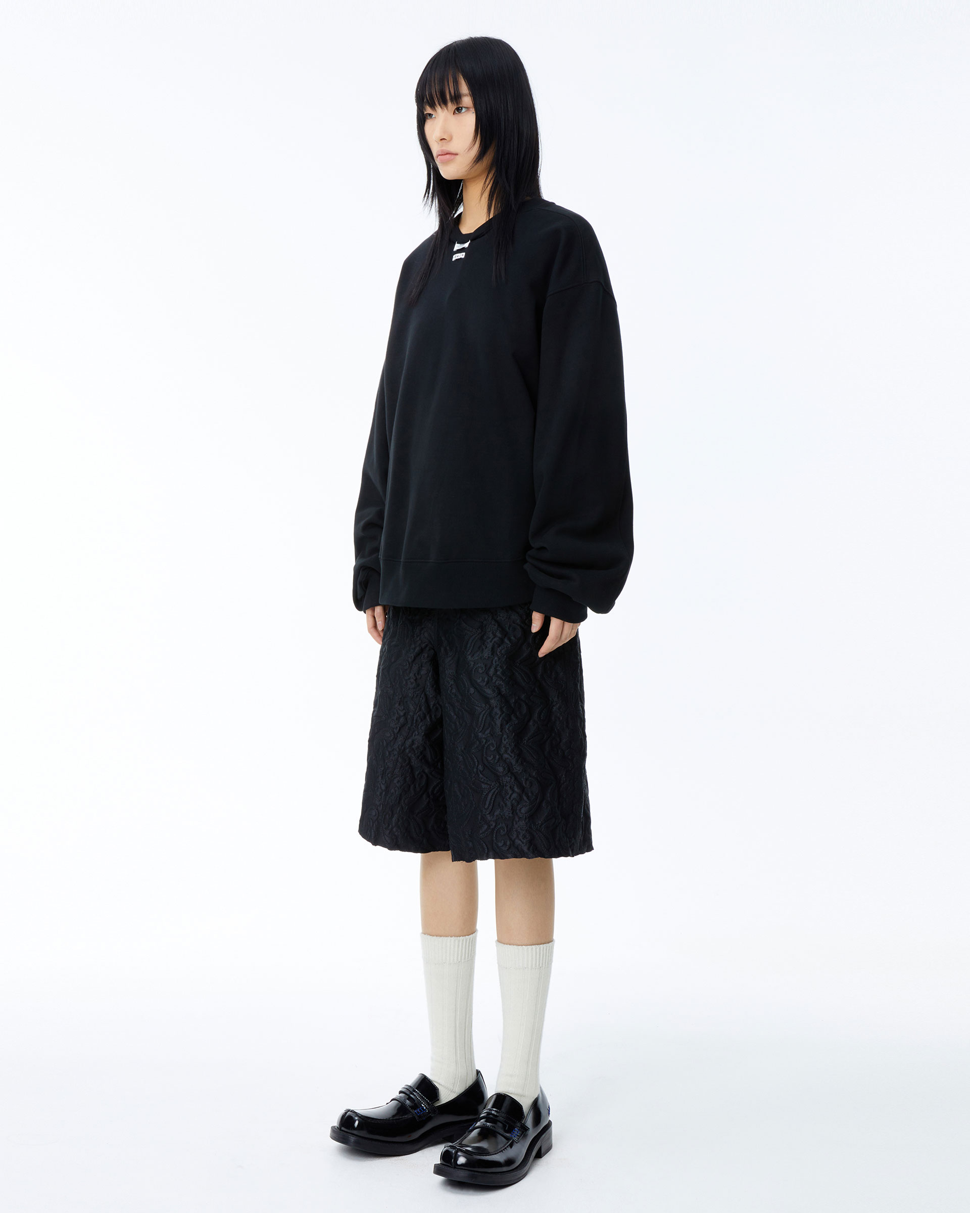 【Adererror】Langle sweatshirt ブラック Adererror】Langle sweatshirt ブラック