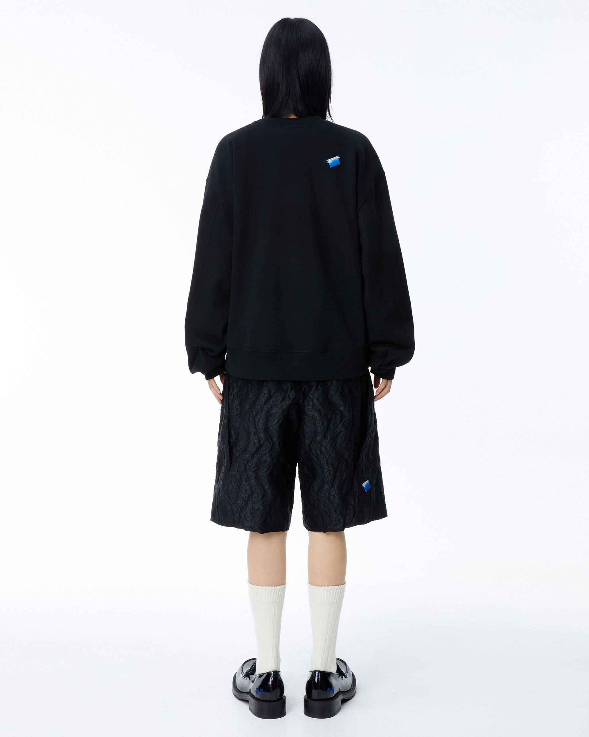 【Adererror】Langle sweatshirt ブラック ADERERROR - Langle sweatshirt