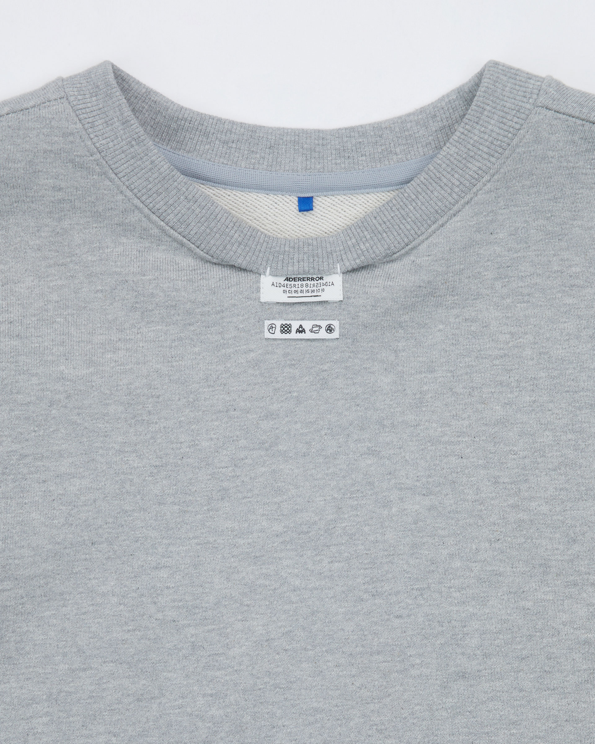 【Adererror】Langle sweatshirt Gray Langle Sweatshirt by ADER error on Sale