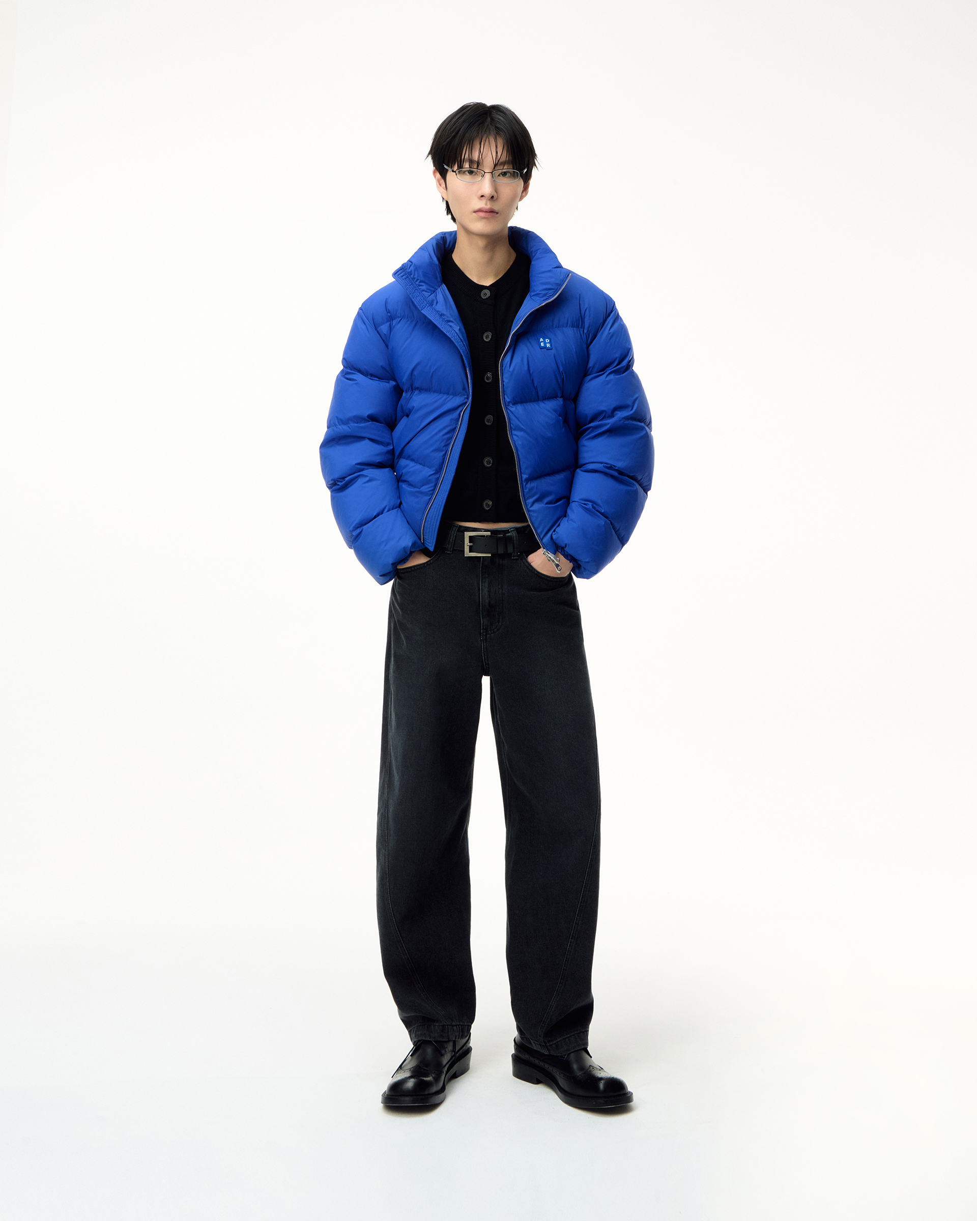 ADERERROR ブルー パファー ジャケット A1 ADERERROR アーダーエラー ブルー AE PUFFER JACKET A1 ジャケット