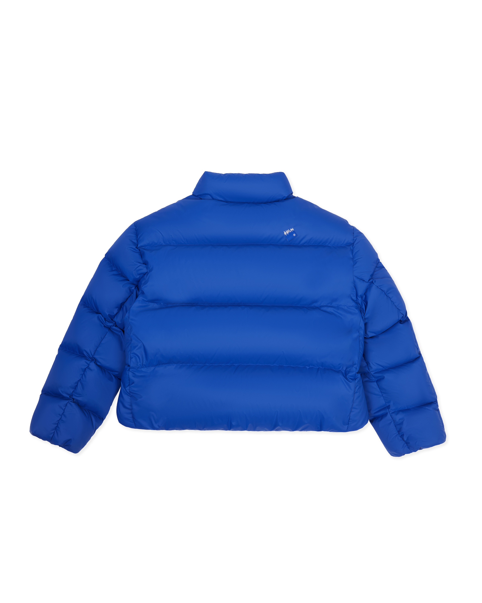 ADERERROR ブルー パファー ジャケット A1 ADERERROR - Sig; BL Tag puffer jacket 01