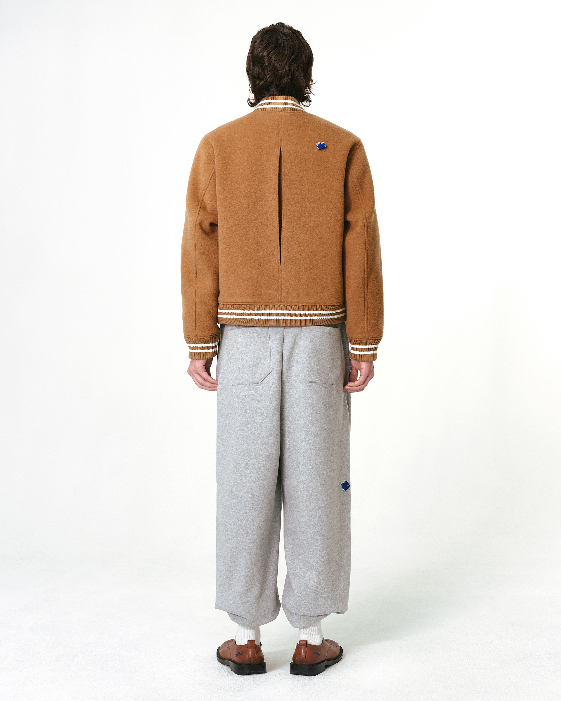 ADERERROR - Sig; BL Tag varsity jacket 01