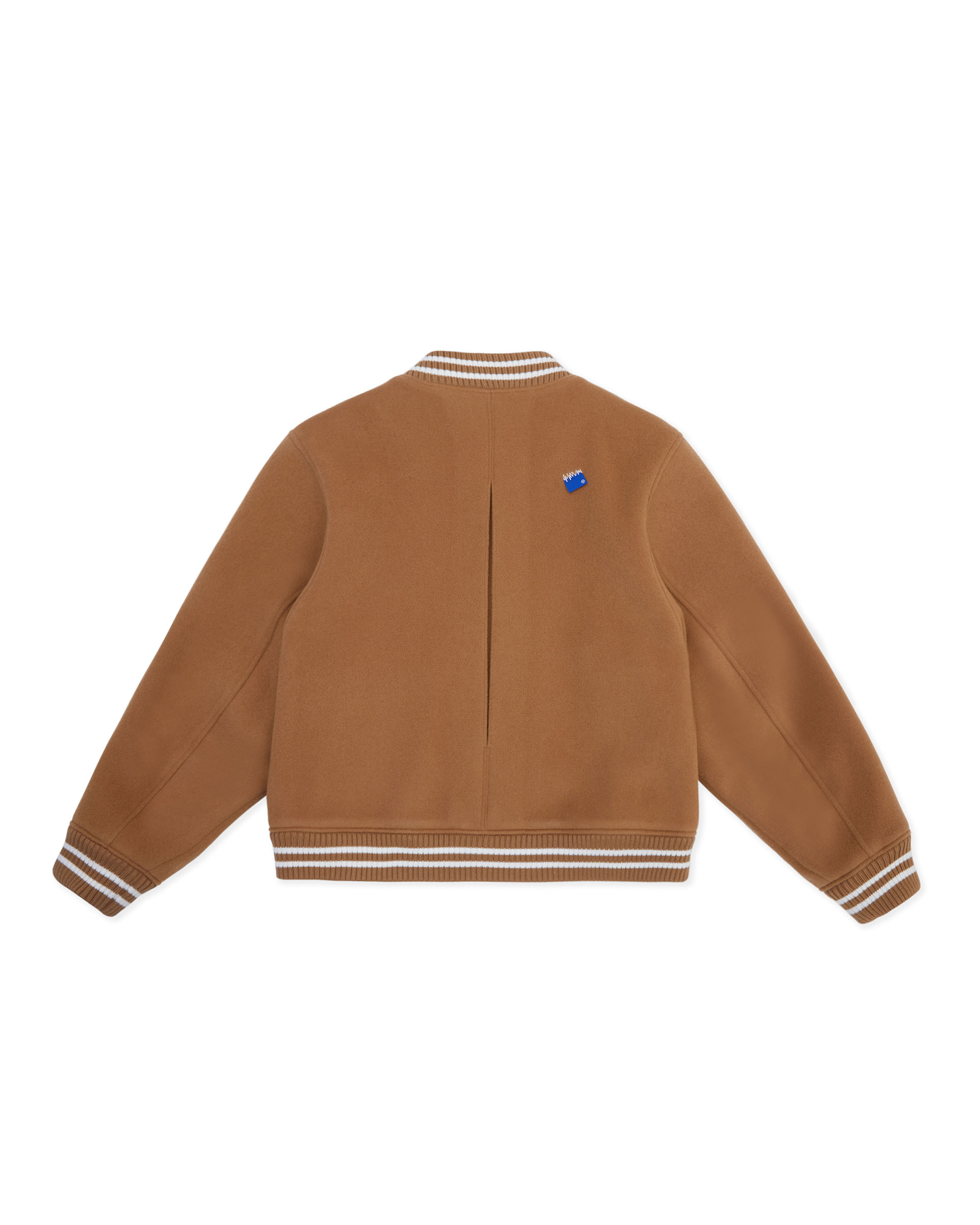 ADER error ブラウン ウールジャケット ADERERROR - Sig; BL Tag varsity jacket 01