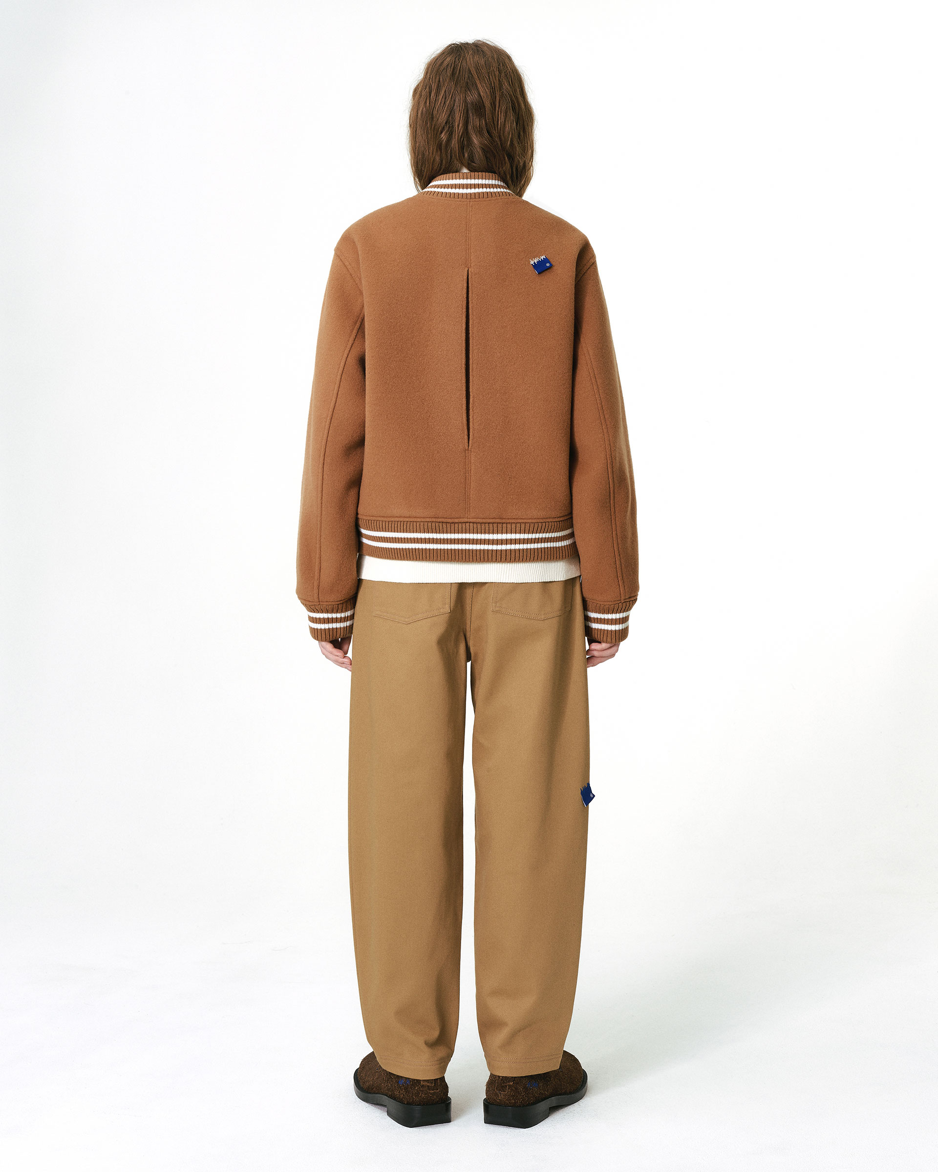 ADERERROR - Sig; BL Tag varsity jacket 01