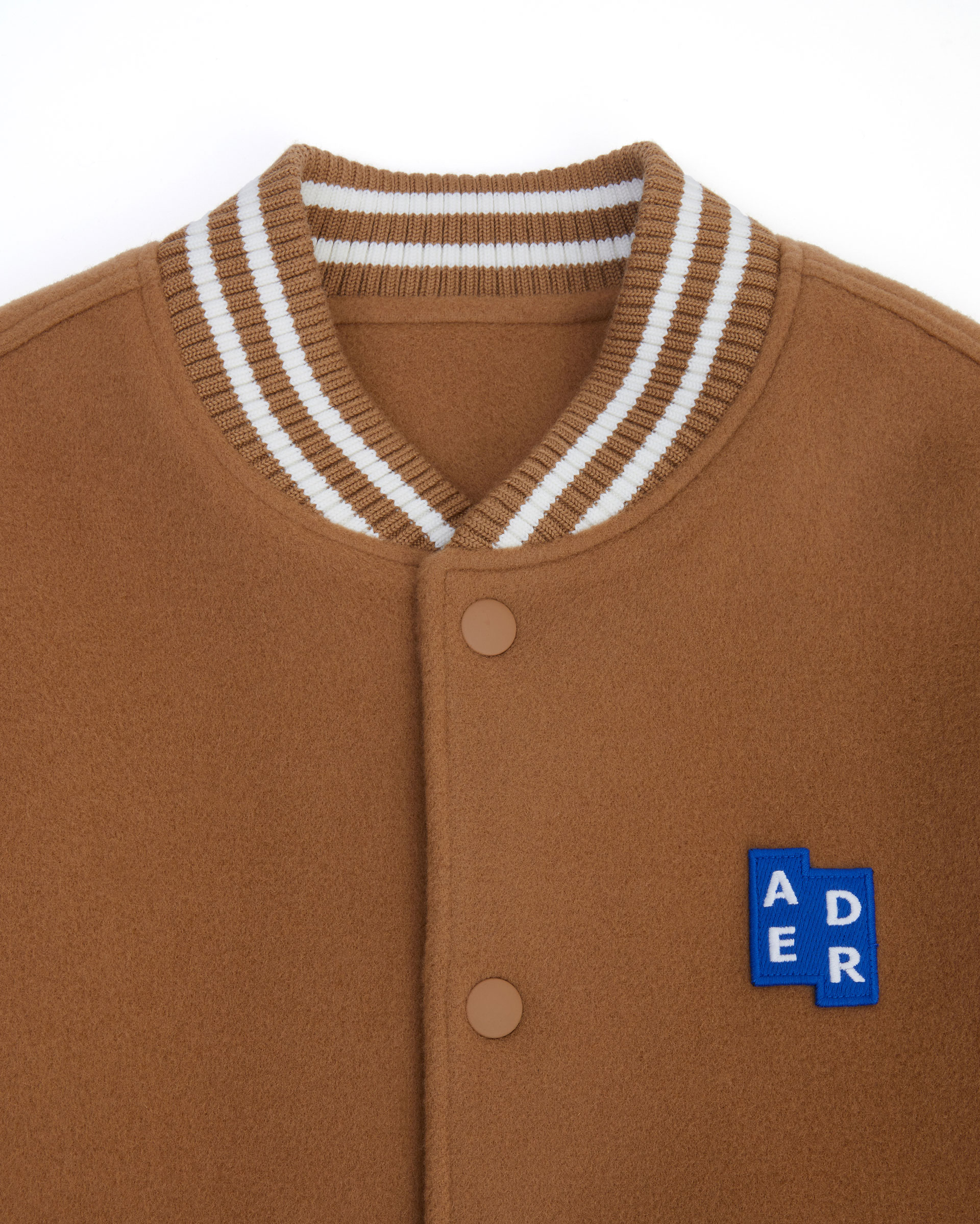 ADERERROR - Sig; BL Tag varsity jacket 01