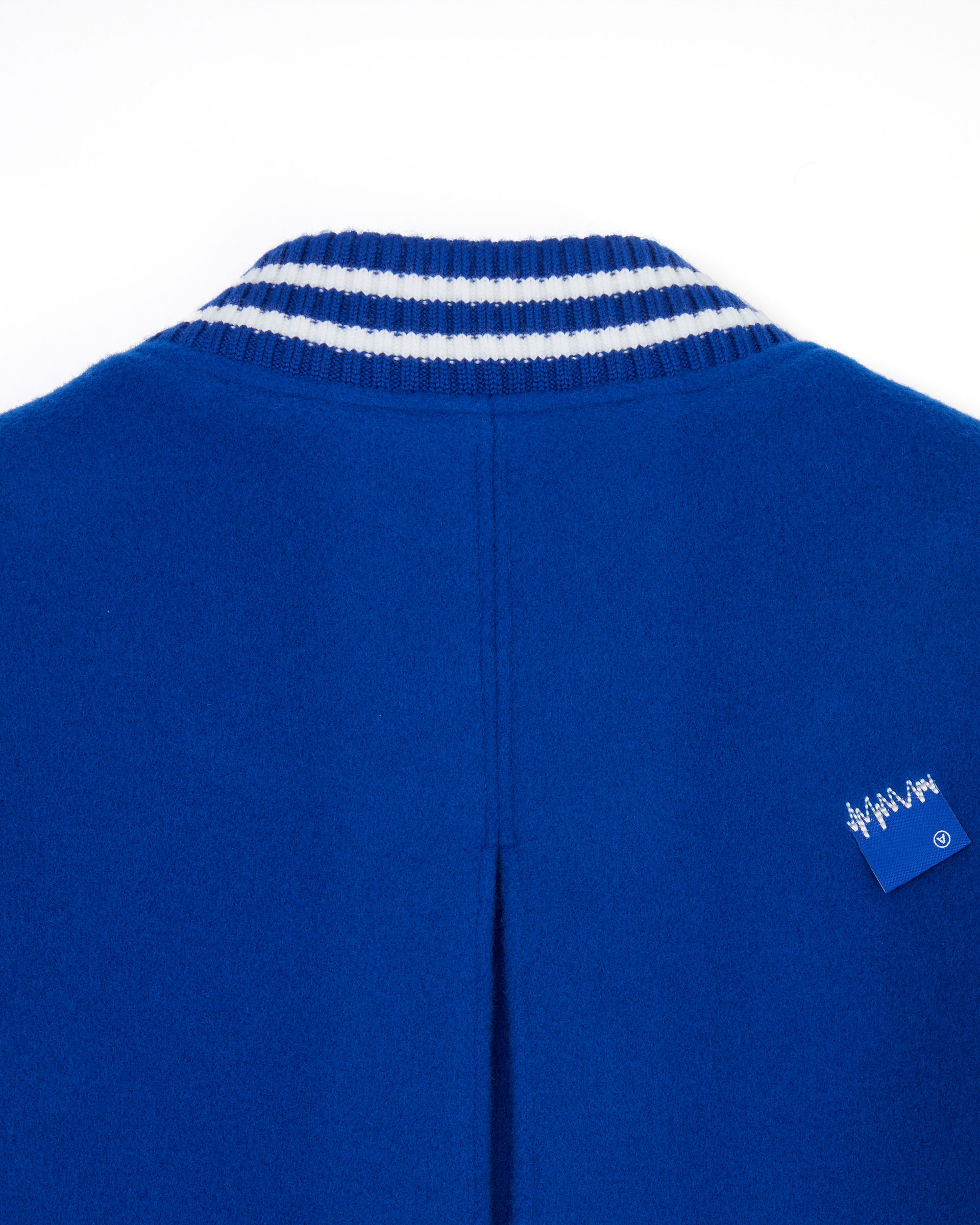 ジャケット・アウター ADERERROR varsity jacket blue ADERERROR - Sig; BL Tag varsity jacket 01