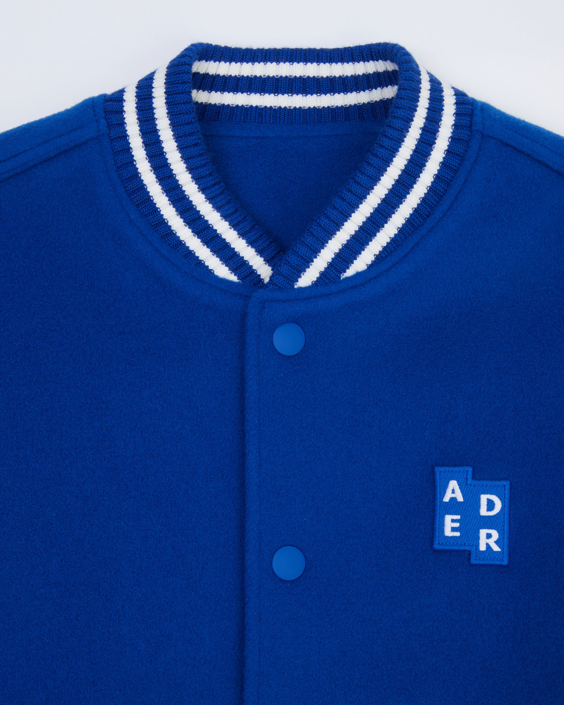 ジャケット・アウター ADERERROR varsity jacket blue ADERERROR - Sig; BL Tag varsity jacket 01