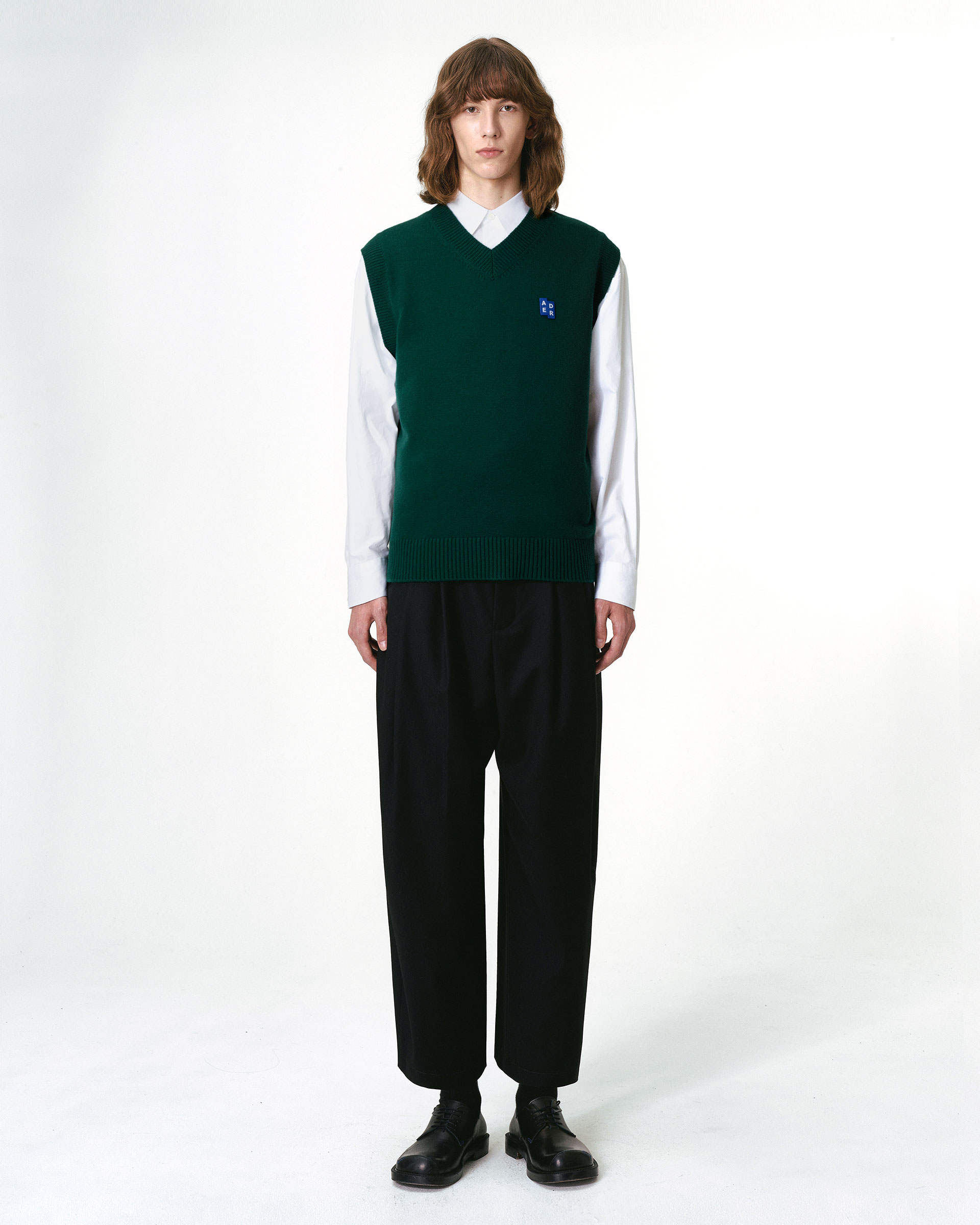 ADERERROR - Sig; BL Tag knit vest 01