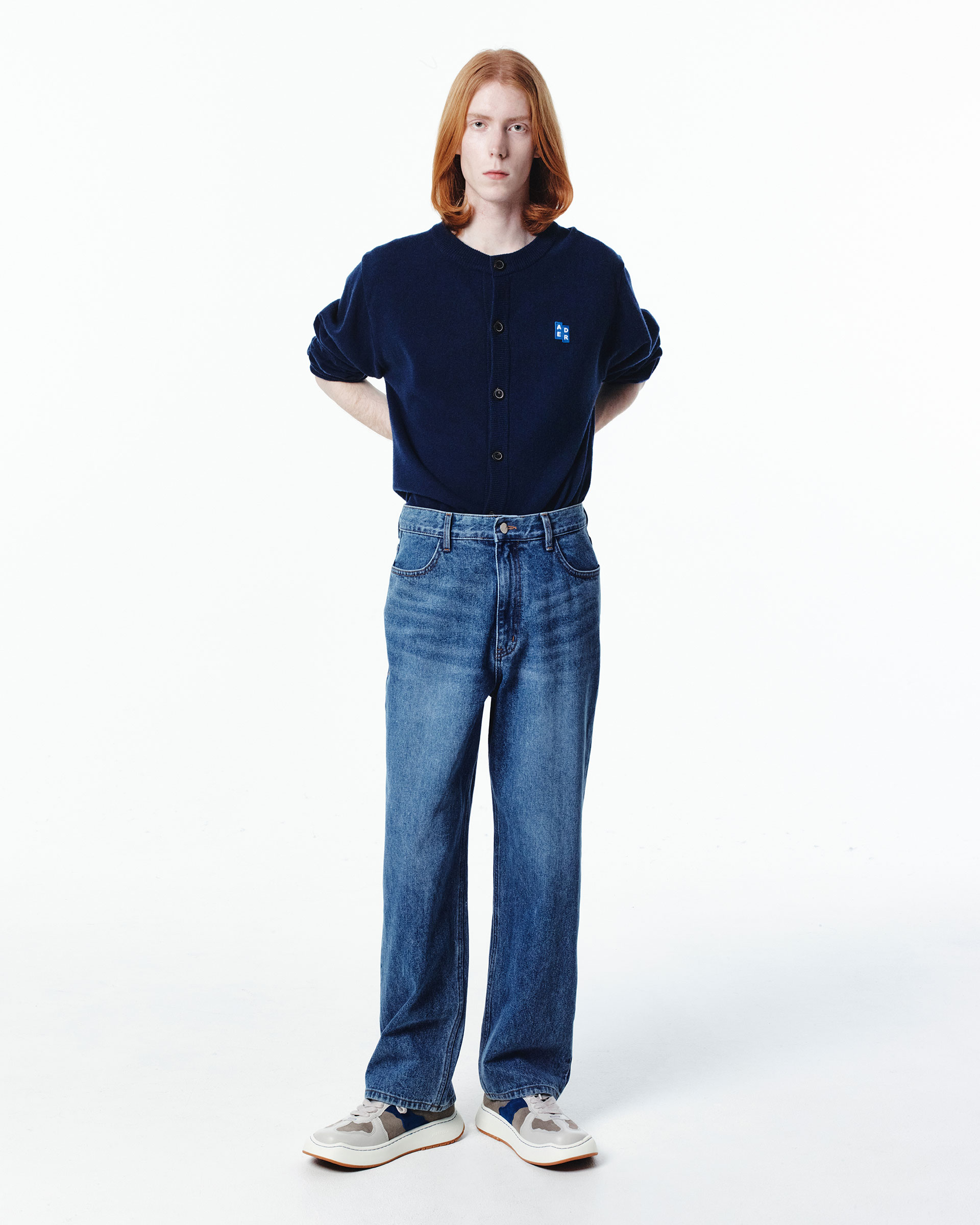 ADERERROR - Sig; BL Tag cardigan 02