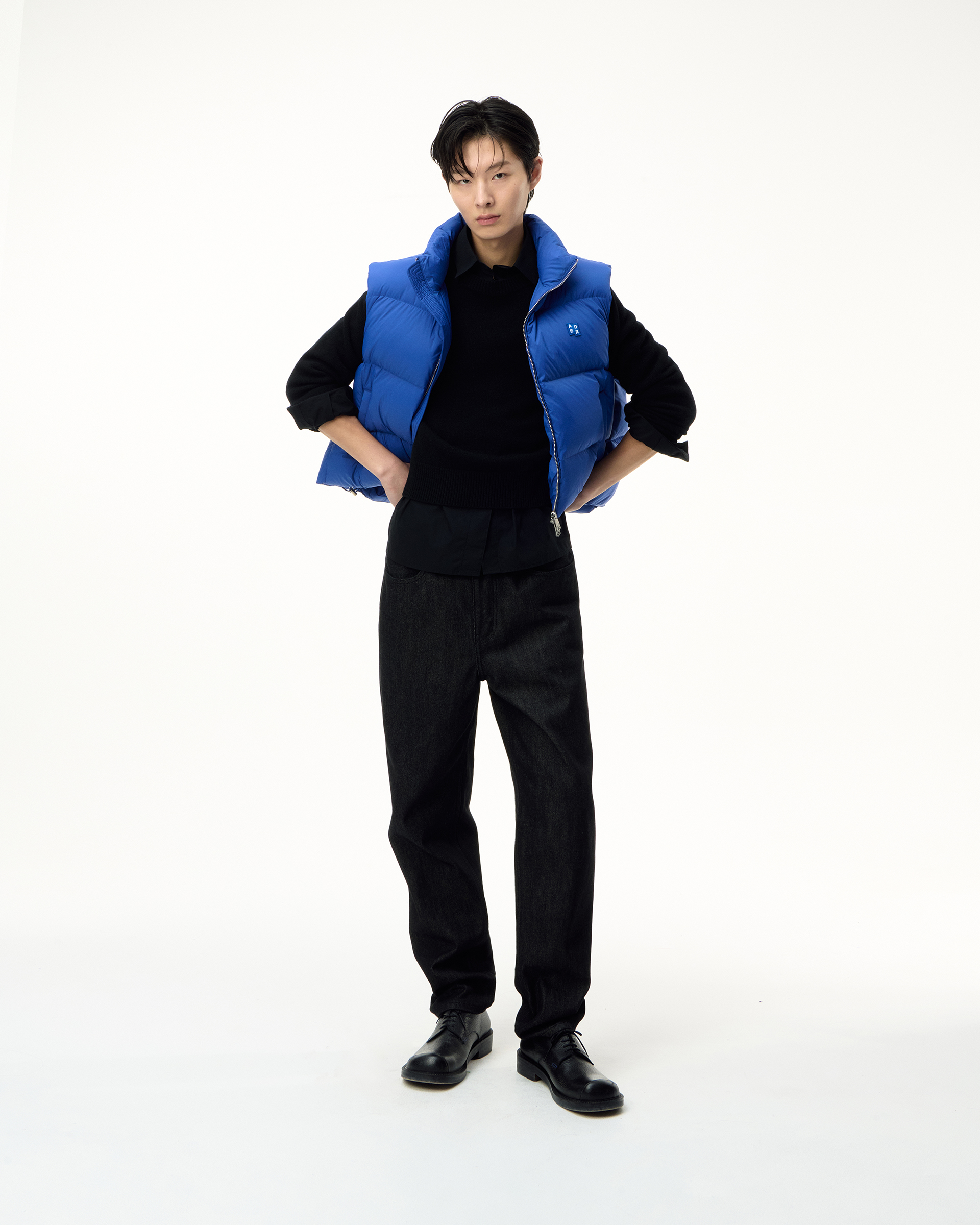 パパ ADERERROR Tag knit vest 01 XL ADERERROR - Sig; BL Tag puffer vest 01