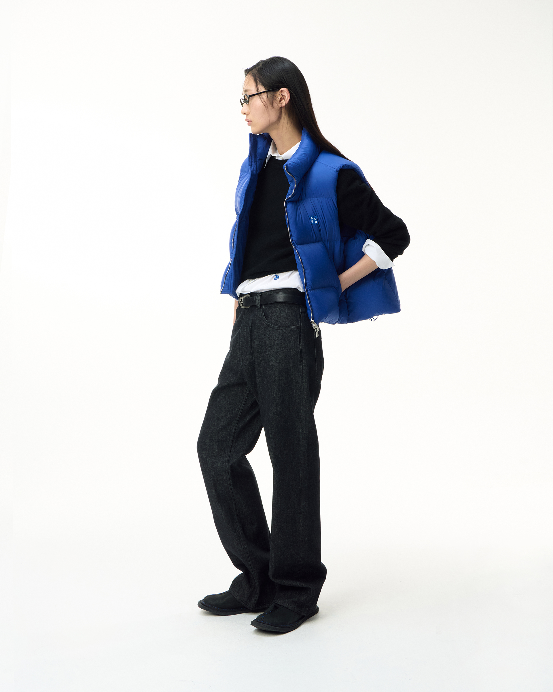 ADERERROR - Sig; BL Tag puffer vest 01