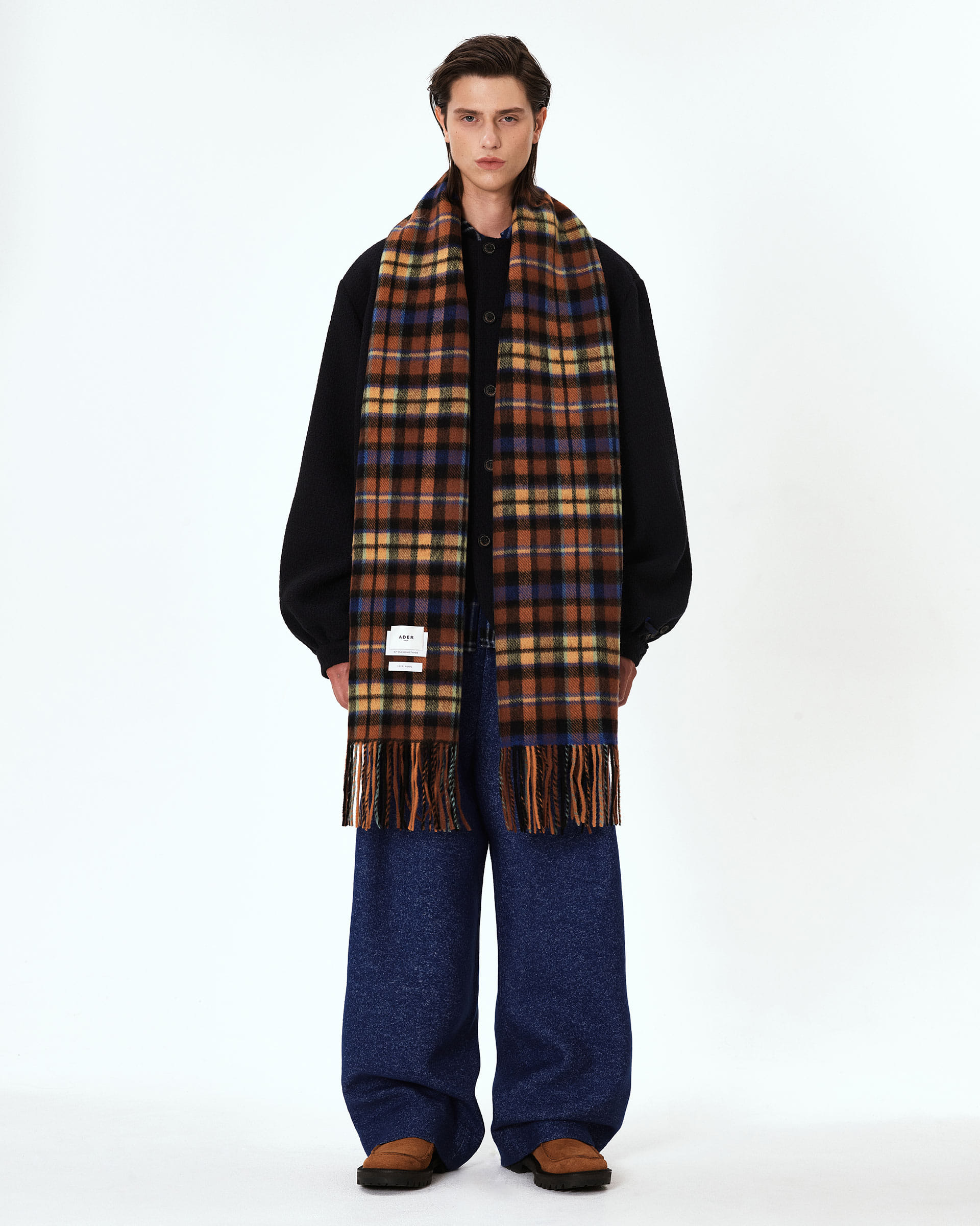 ADERERROR - Revint plaid muffler ADERERROR - Revint plaid muffler