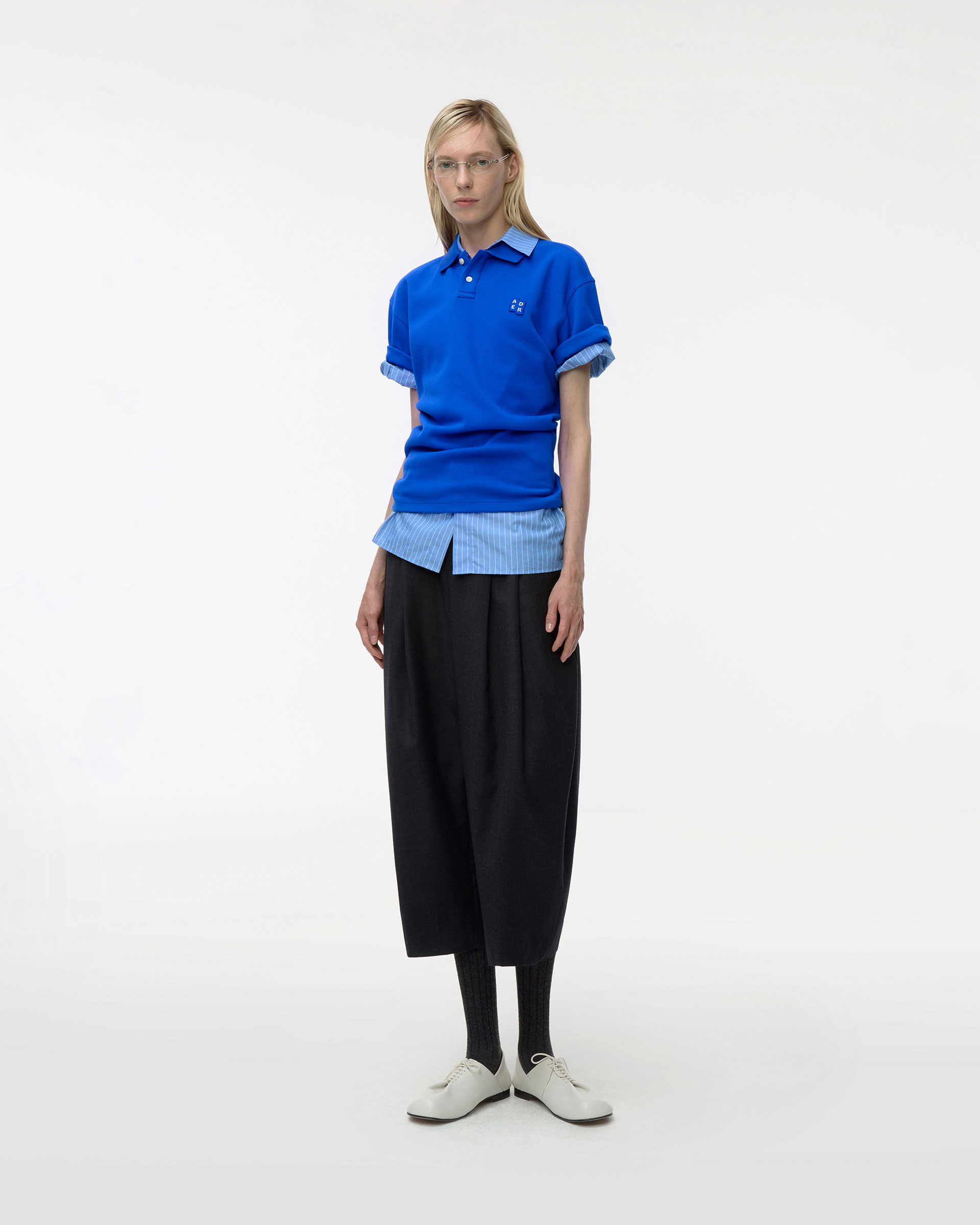 ADERERROR - Sig; BL Tag polo t-shirt 01