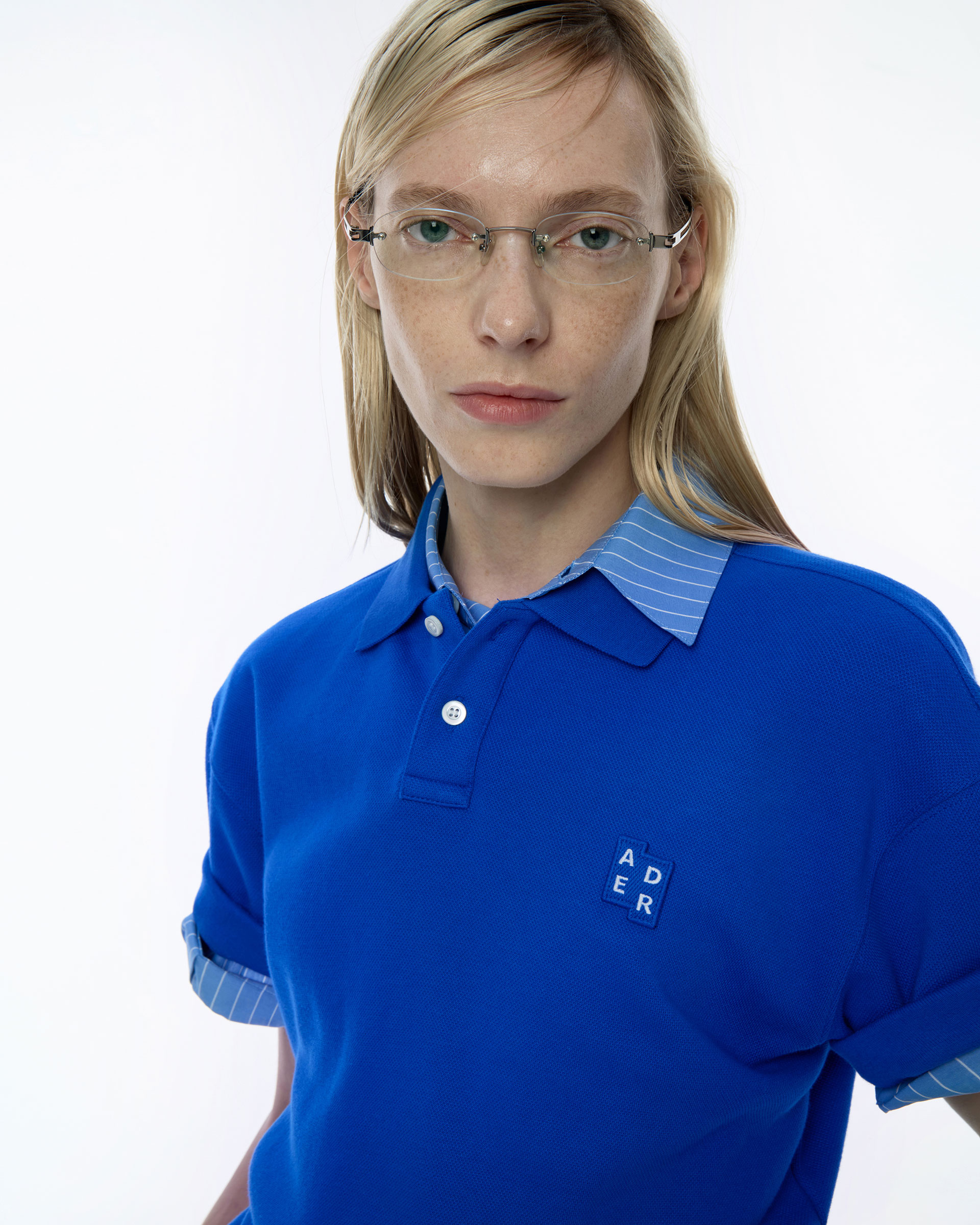 ADERERROR - Sig; BL Tag polo t-shirt 01