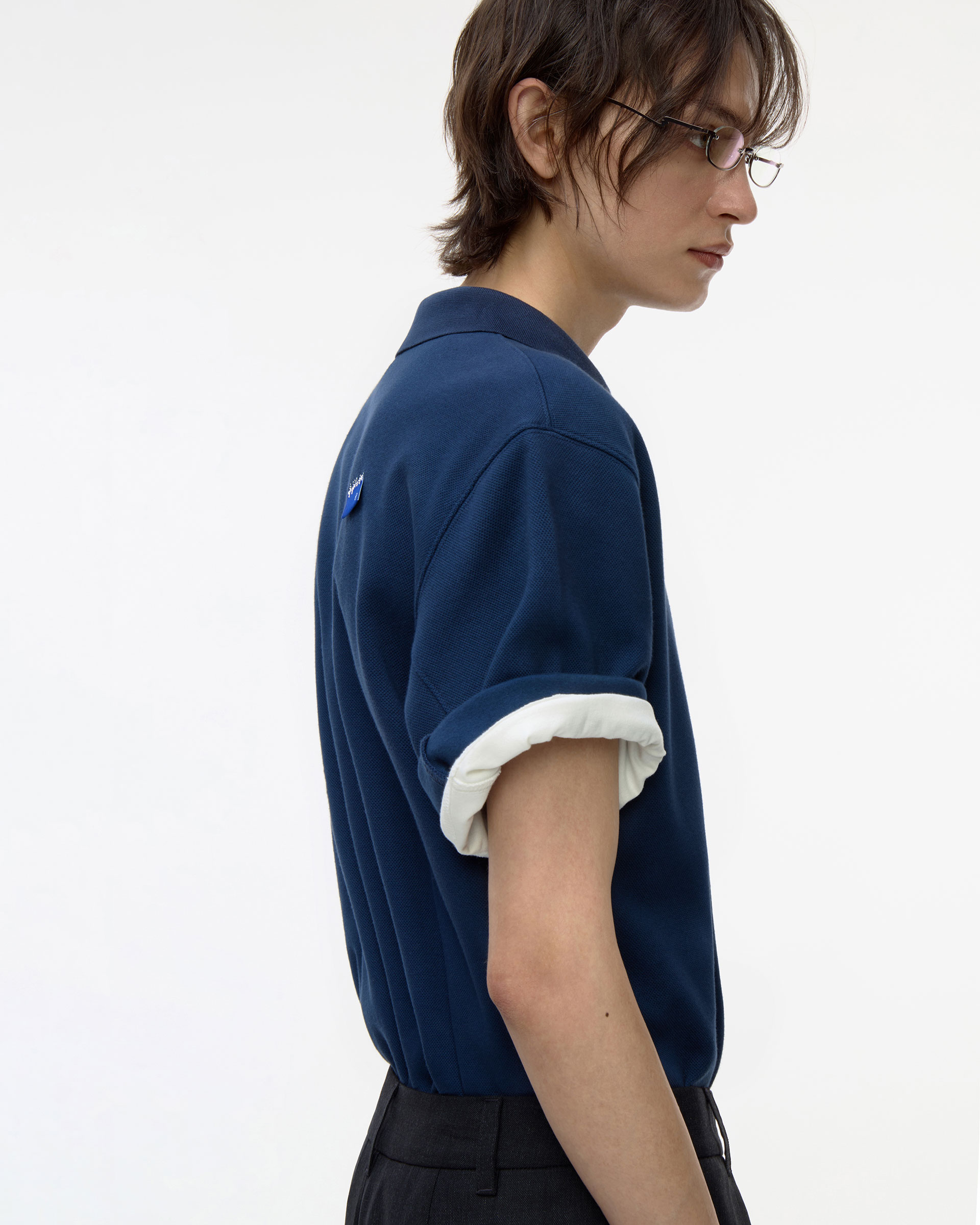 ADERERROR - Sig; BL Tag polo t-shirt 01
