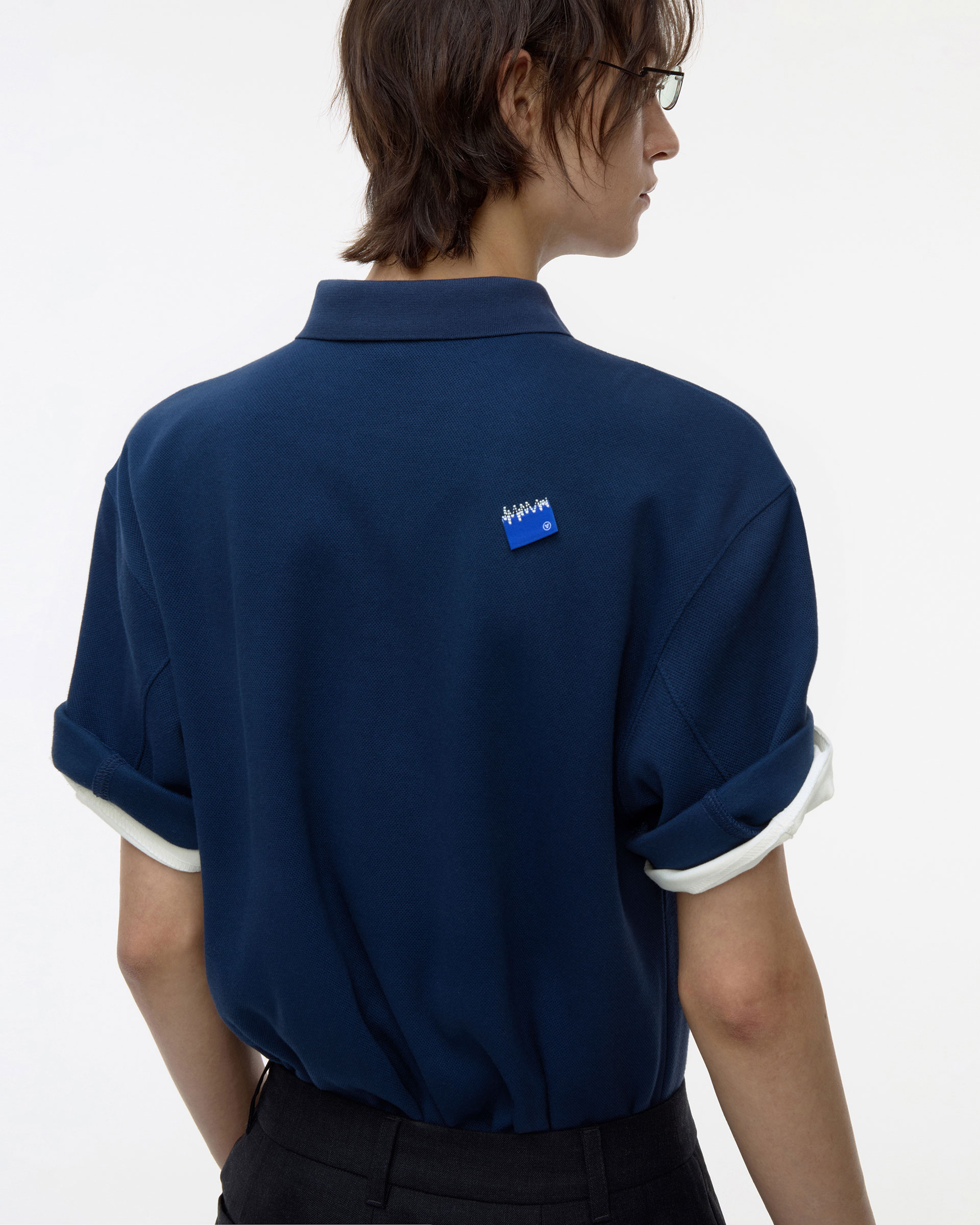 ADERERROR - Sig; BL Tag polo t-shirt 01