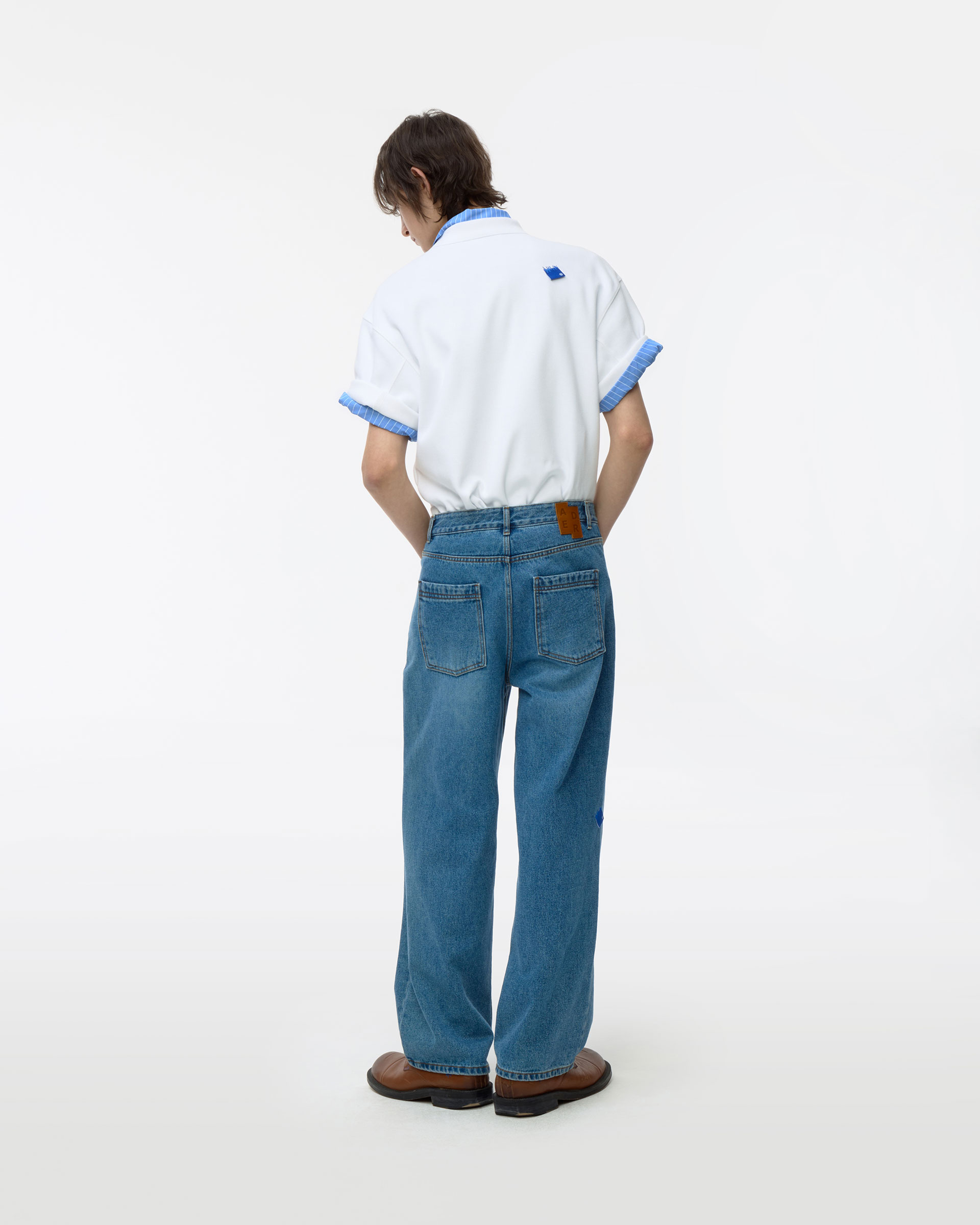 ポロシャツ ADERERROR Sig; BL Tag polo t-shirt 01 ADER AderSpace # Shop #