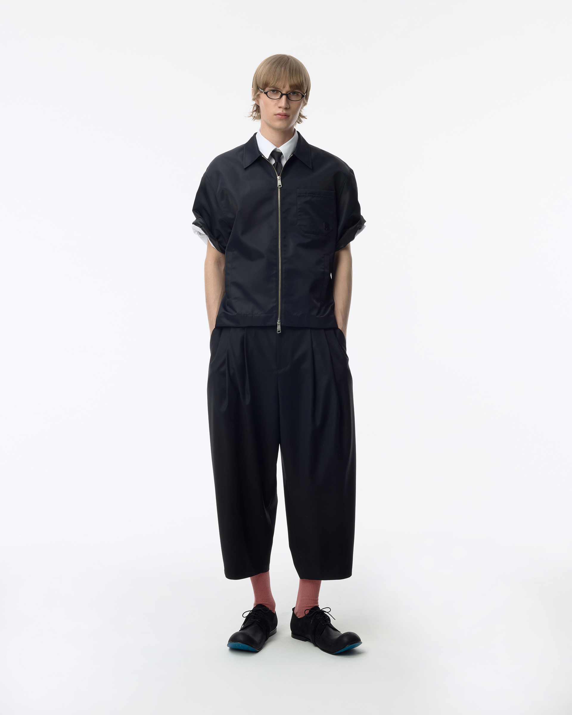 ADERERROR - Sig; BK Tag half sleeve shirt 02